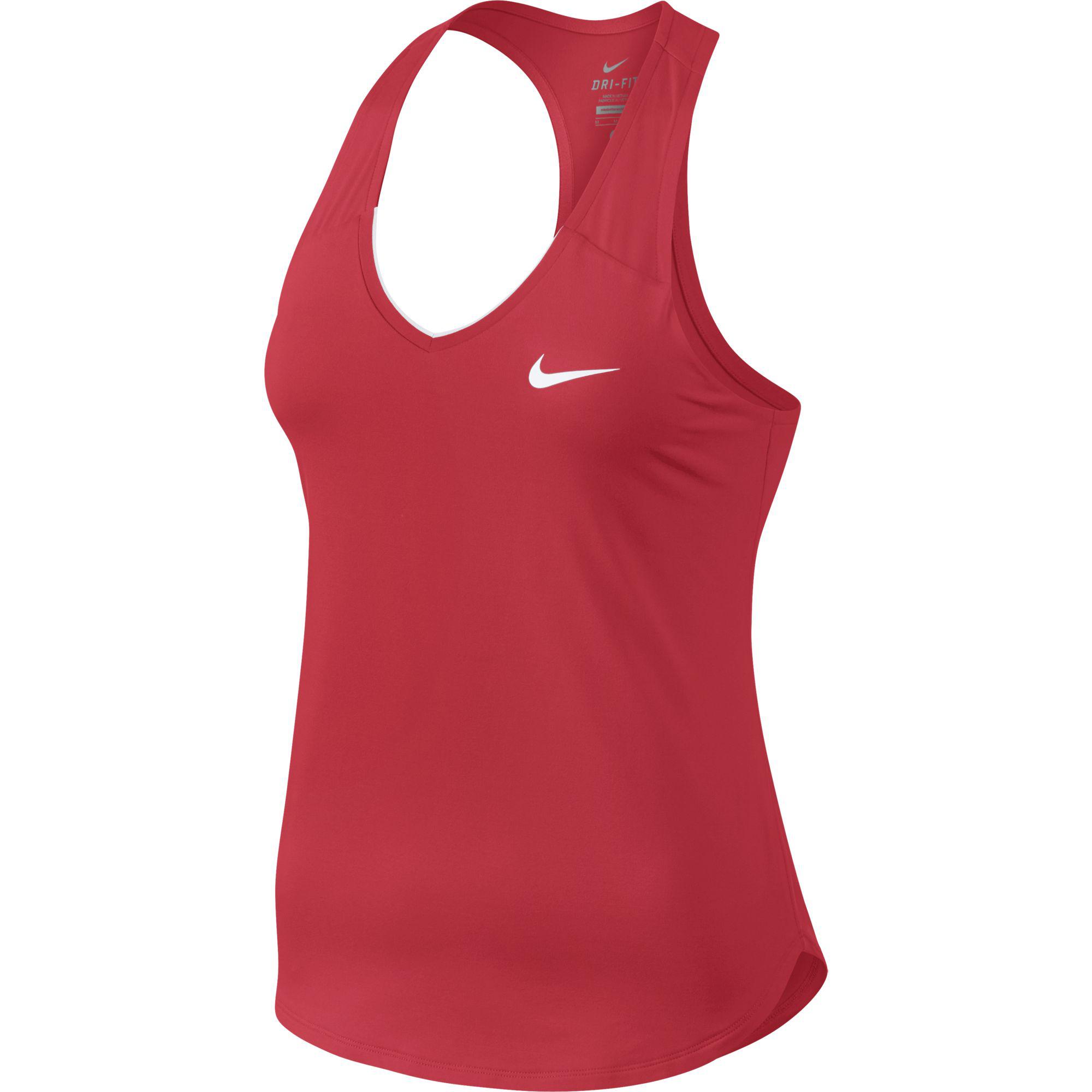 Nike Womens Pure Tank Top - Action Red 