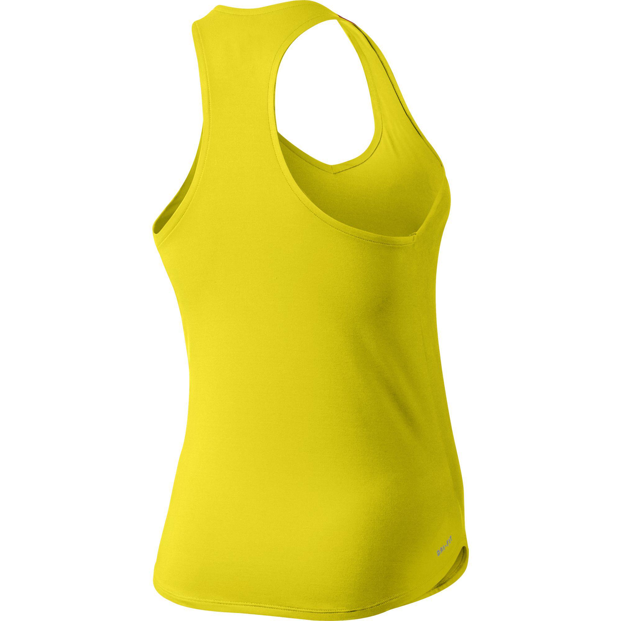 Nike Womens Pure Tank Top Opti Yellow