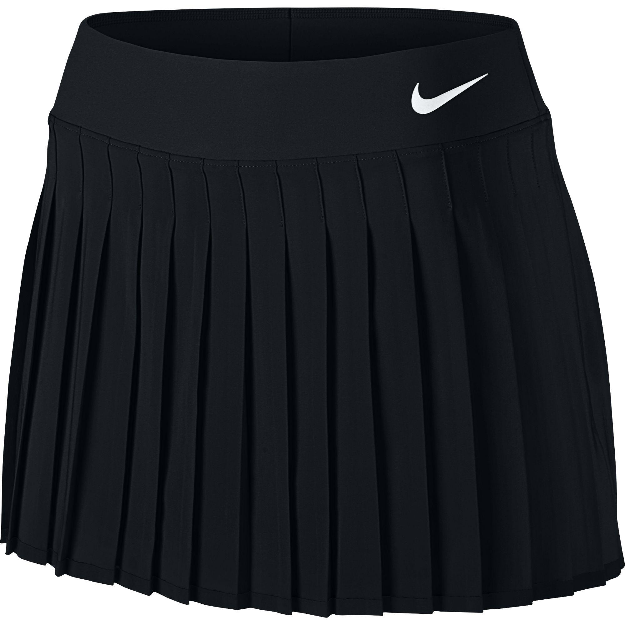 Nike Womens Victory Tennis Long Skort Black