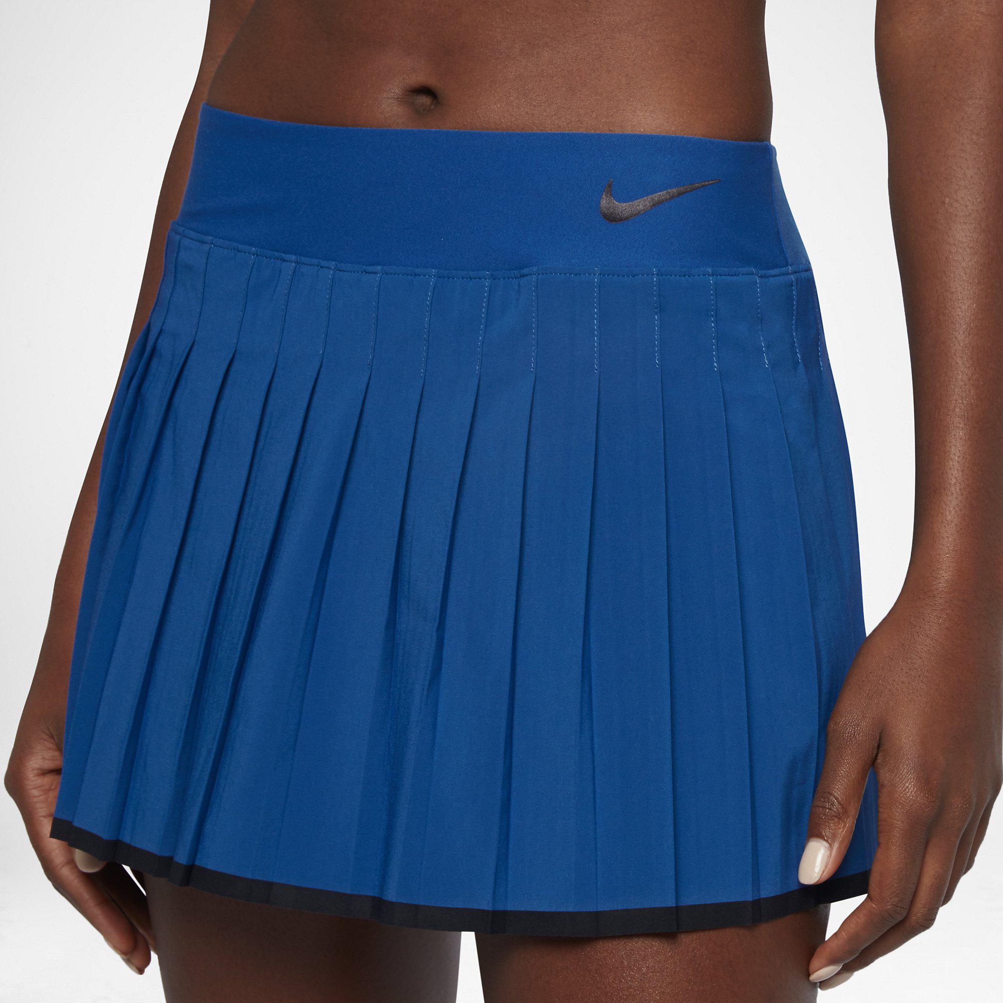 Nike Womens Victory Tennis Skort Blue Jay