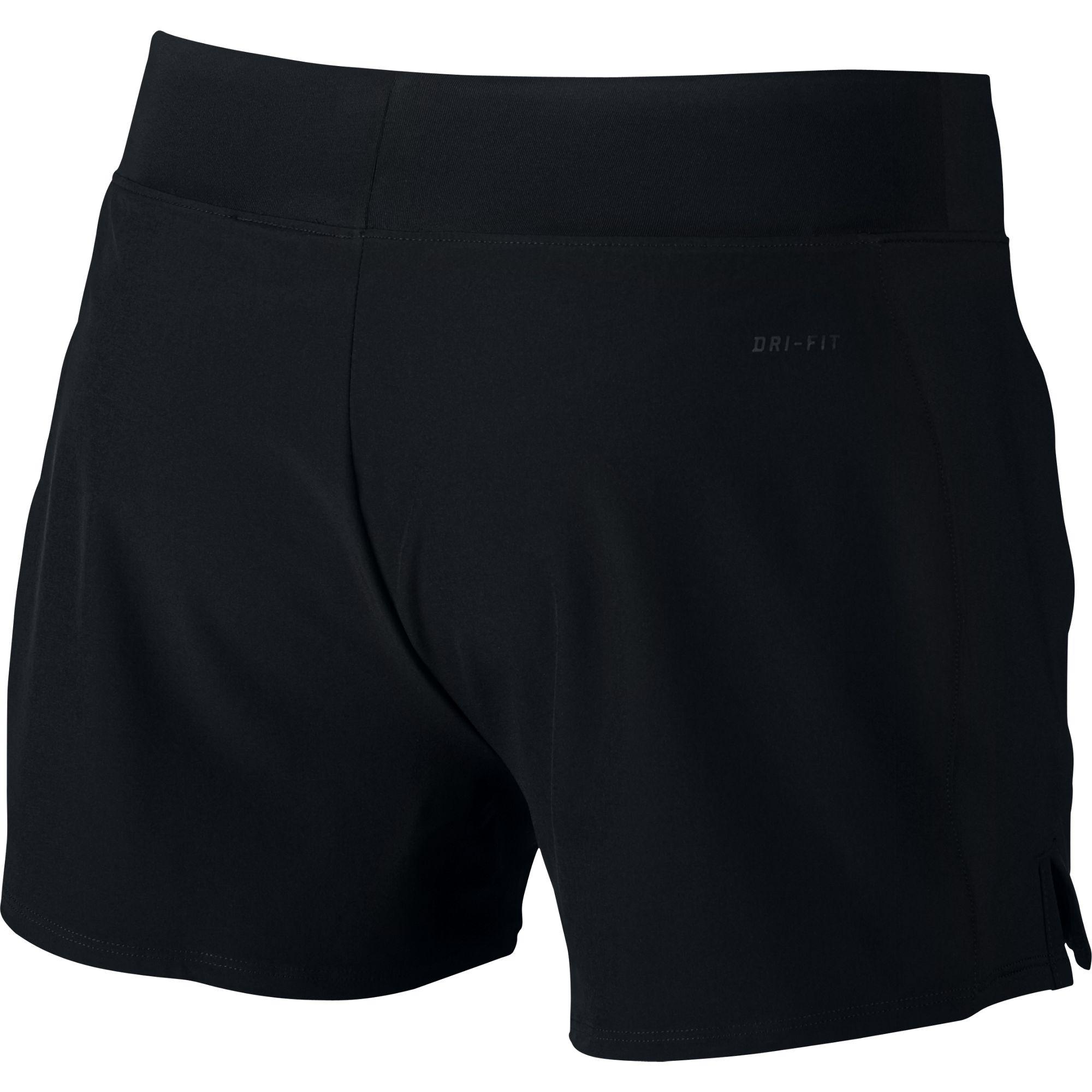 Nike Womens Baseline Tennis Shorts Black