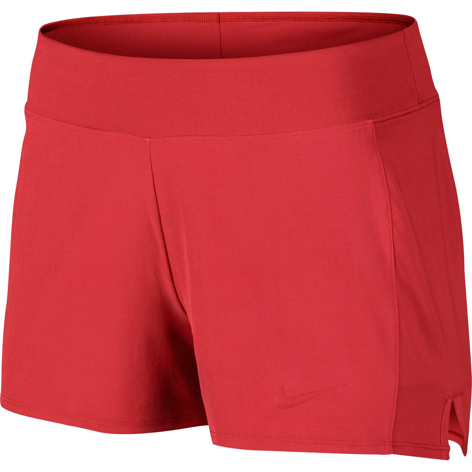 nike womens shorts red