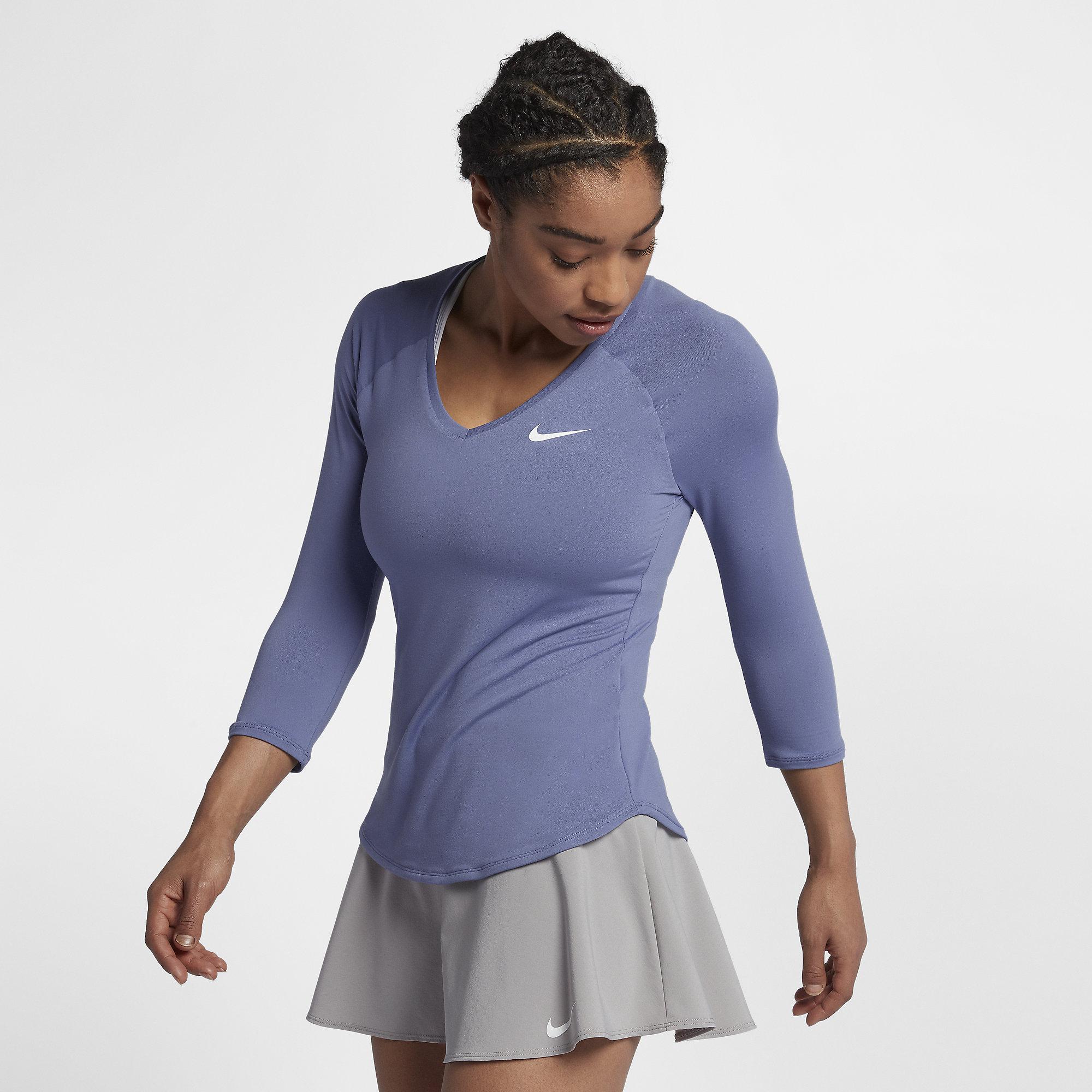 nike long sleeve white top