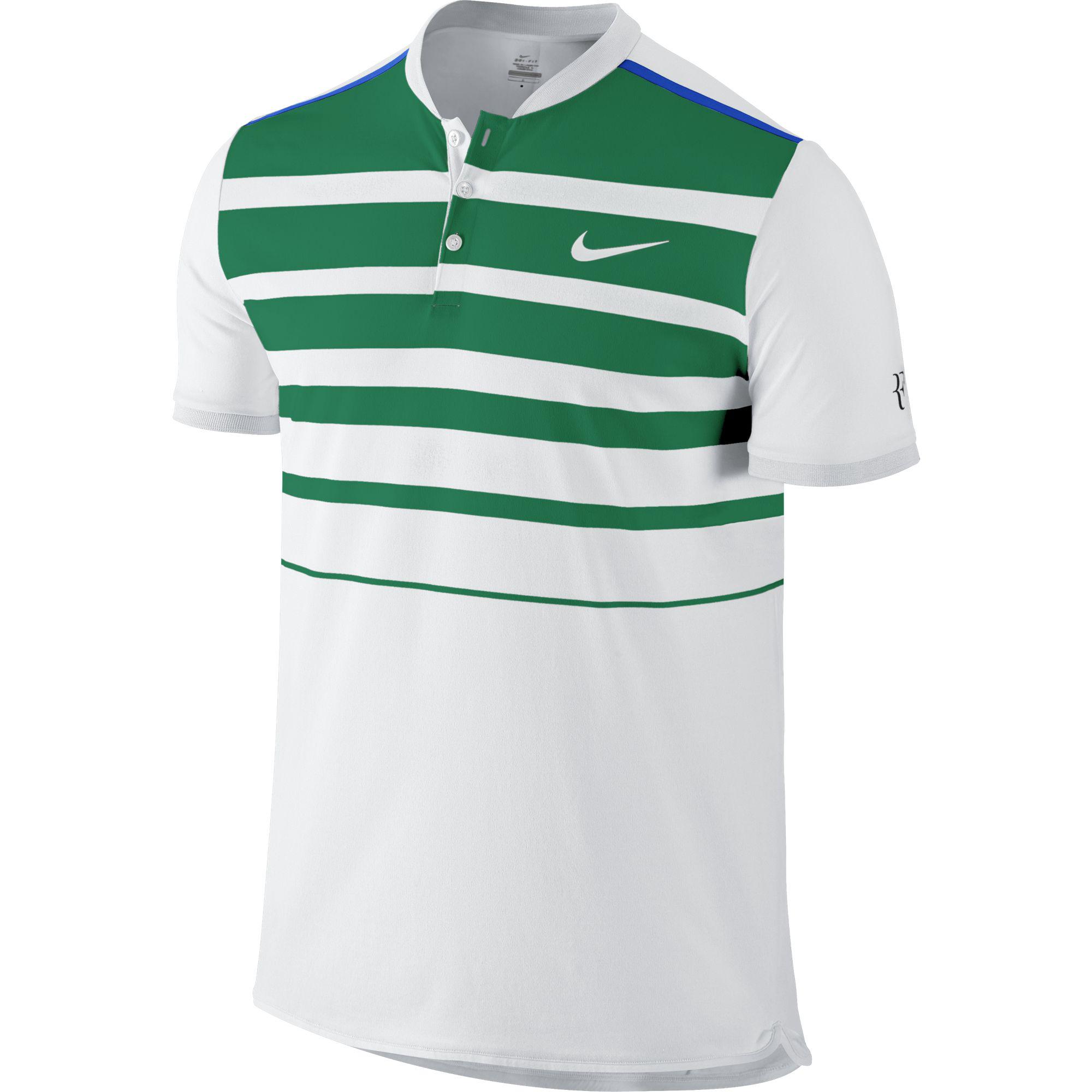 Nike Mens Premier RF Polo - White/Green 
