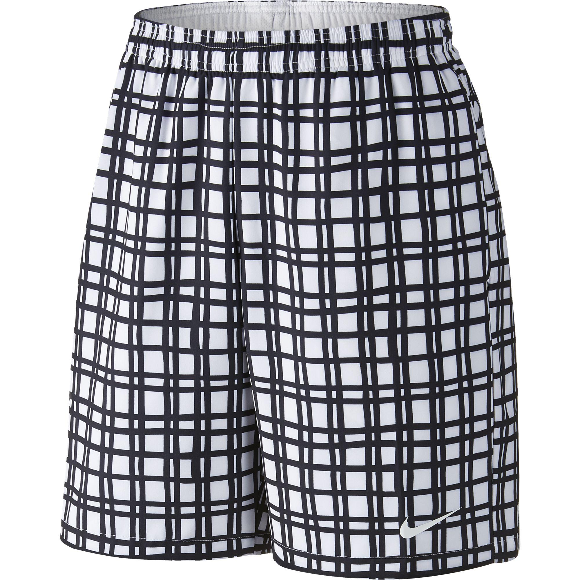 nike plaid tennis shorts