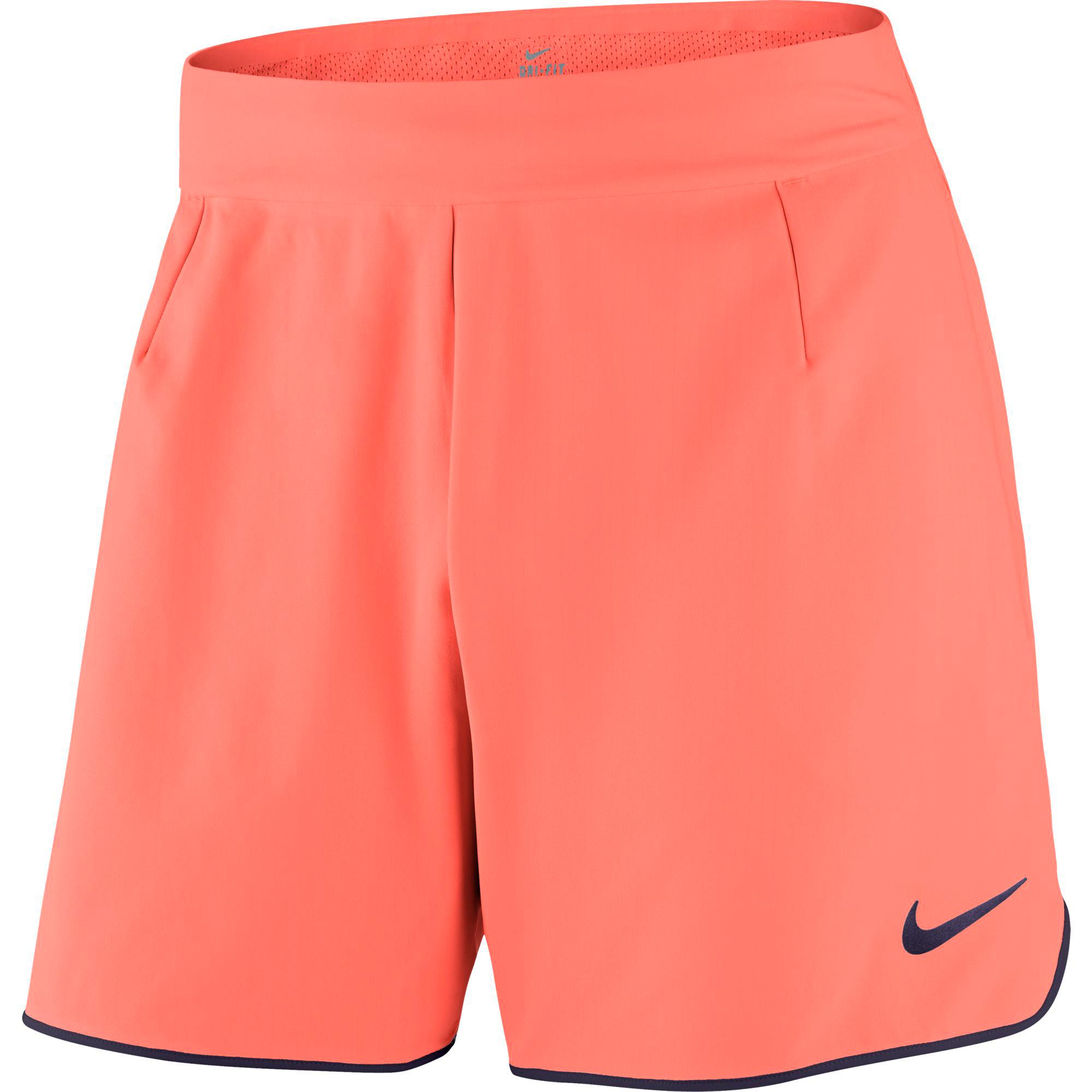 Nike Mens Flex Gladiator 7 Inch Shorts Bright Mango/Purple -