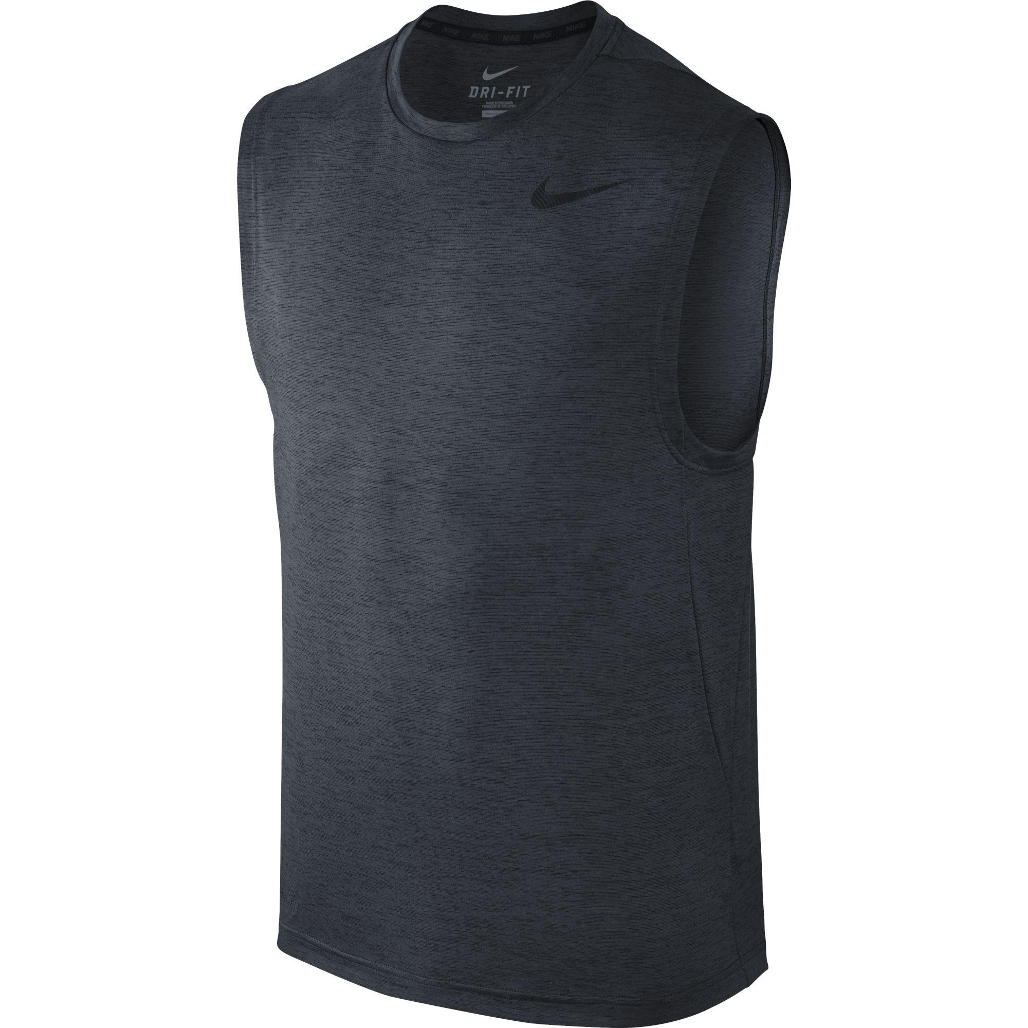 Nike Mens Dry Training Tank Top - Black - Tennisnuts.com