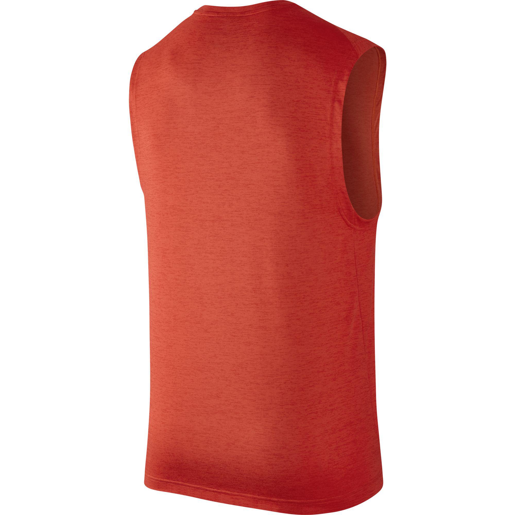 Nike Mens Dry Training Tank Top - University Red/Light Crimson ...