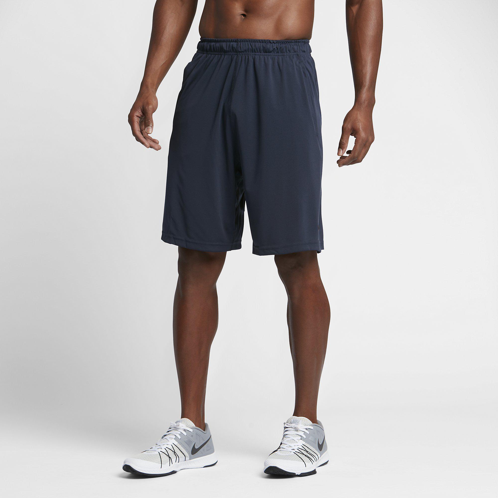 Nike Mens Dry Training Shorts - Obsidian/Black - Tennisnuts.com