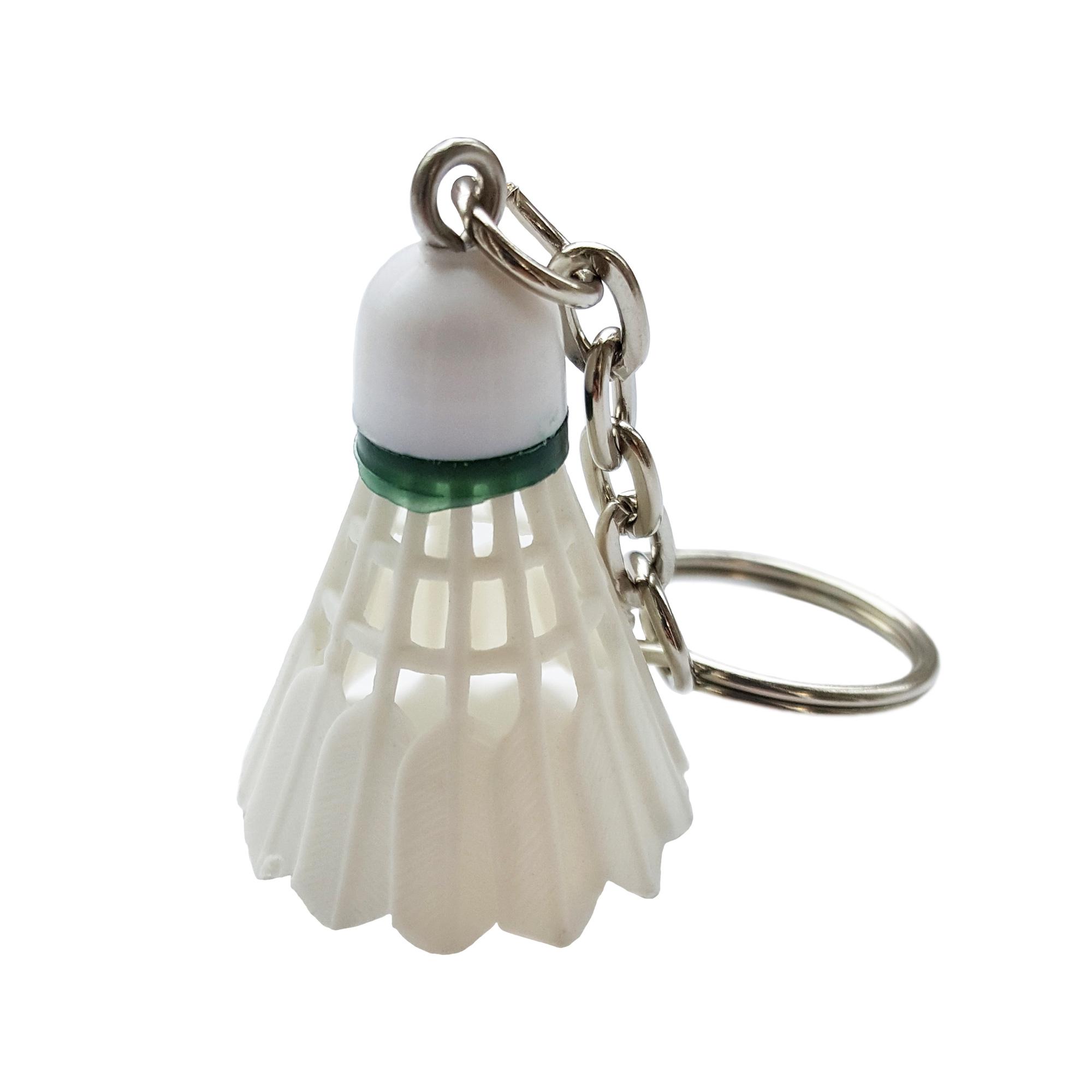 Victor Shuttlecock Keychain White