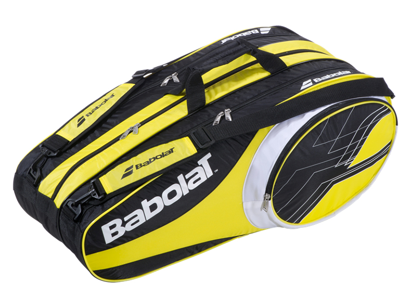 Babolat Club Line 12 Racket Tennis Bag - Yellow - Tennisnuts.com