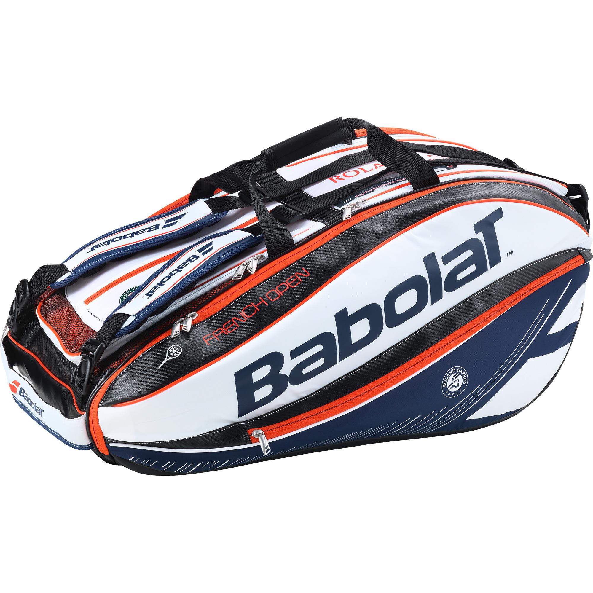 houder Pence condensor Babolat Pure Aero French Open 12 Racket Bag - Tennisnuts.com
