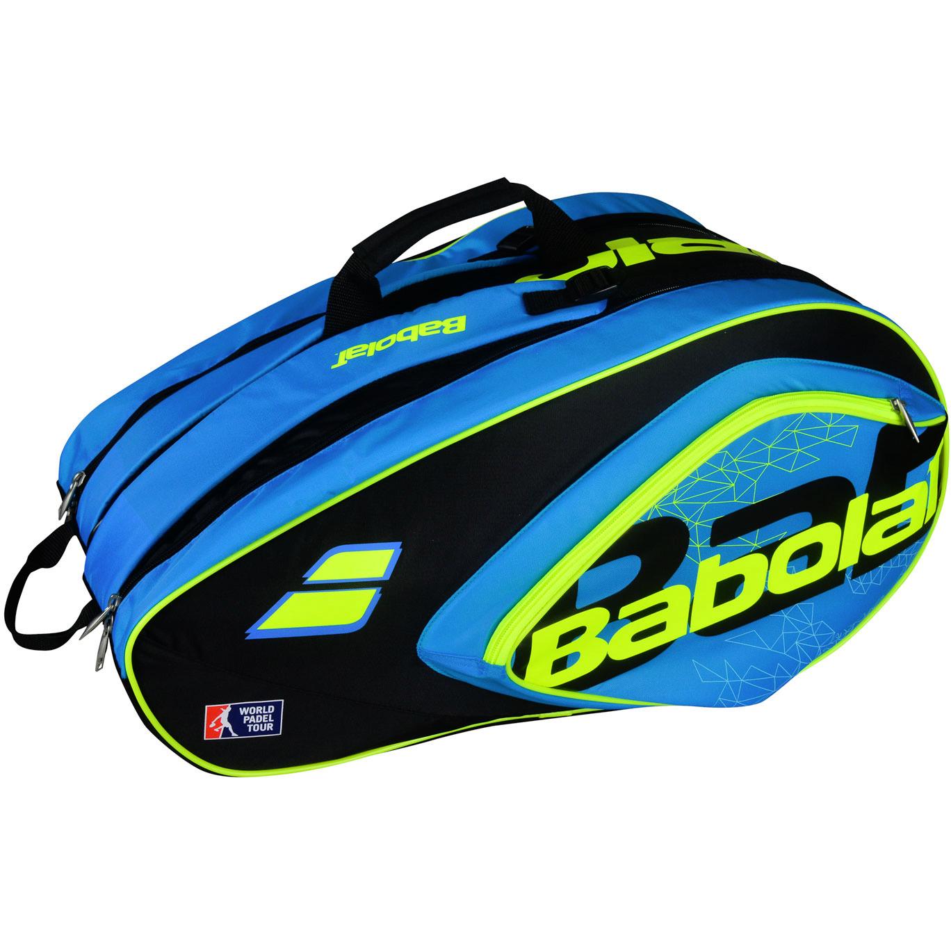 Babolat Club WPT 6 Racket Padel Tennis Bag - Black/Blue - Tennisnuts.com