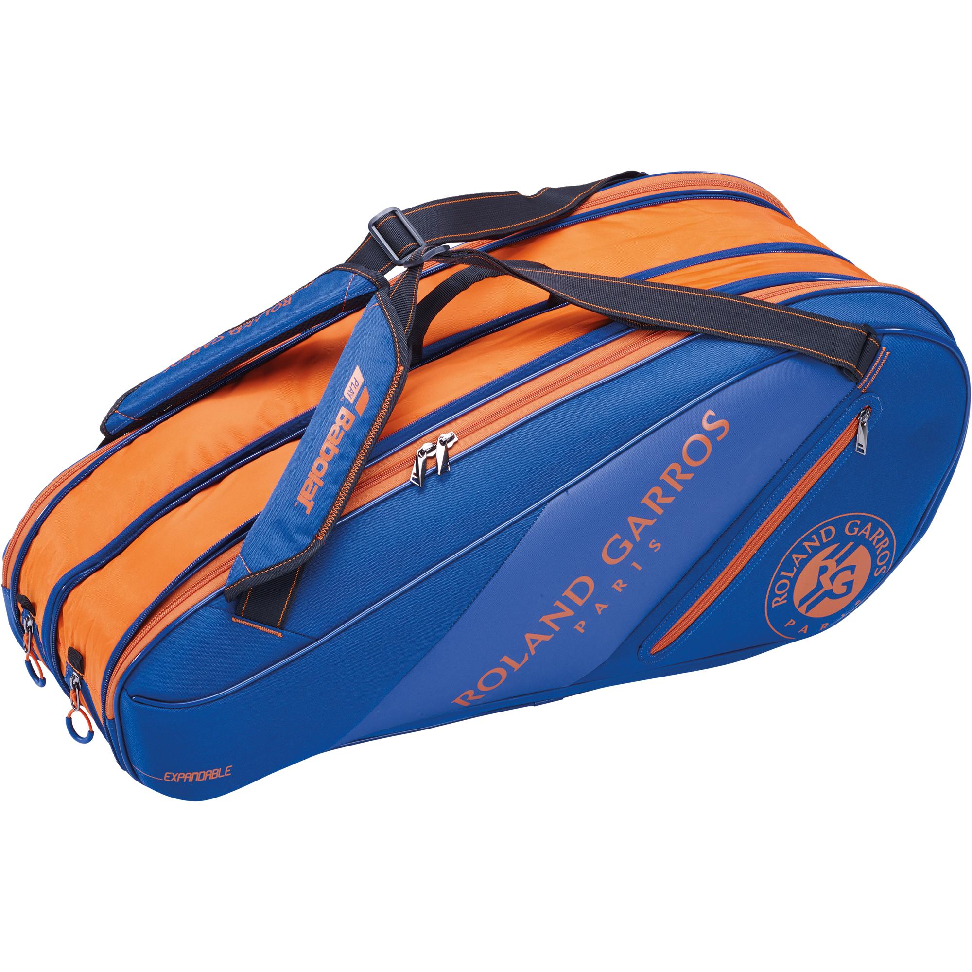 frequentie lila Patois Babolat Roland Garros Expandable 10 Racket Bag - Blue - Tennisnuts.com