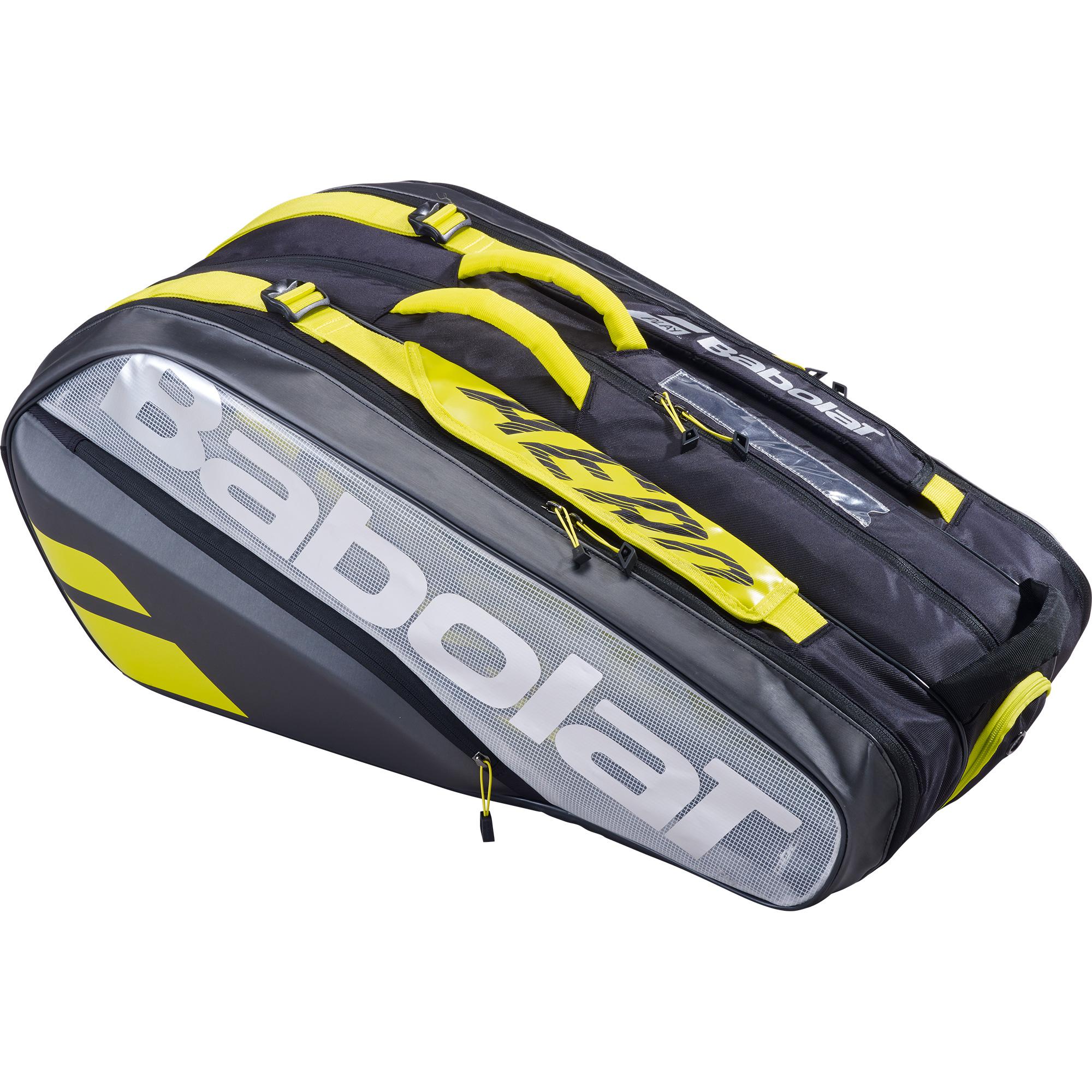 Babolat Pure Aero VS 9 Racket Bag Black/Yellow