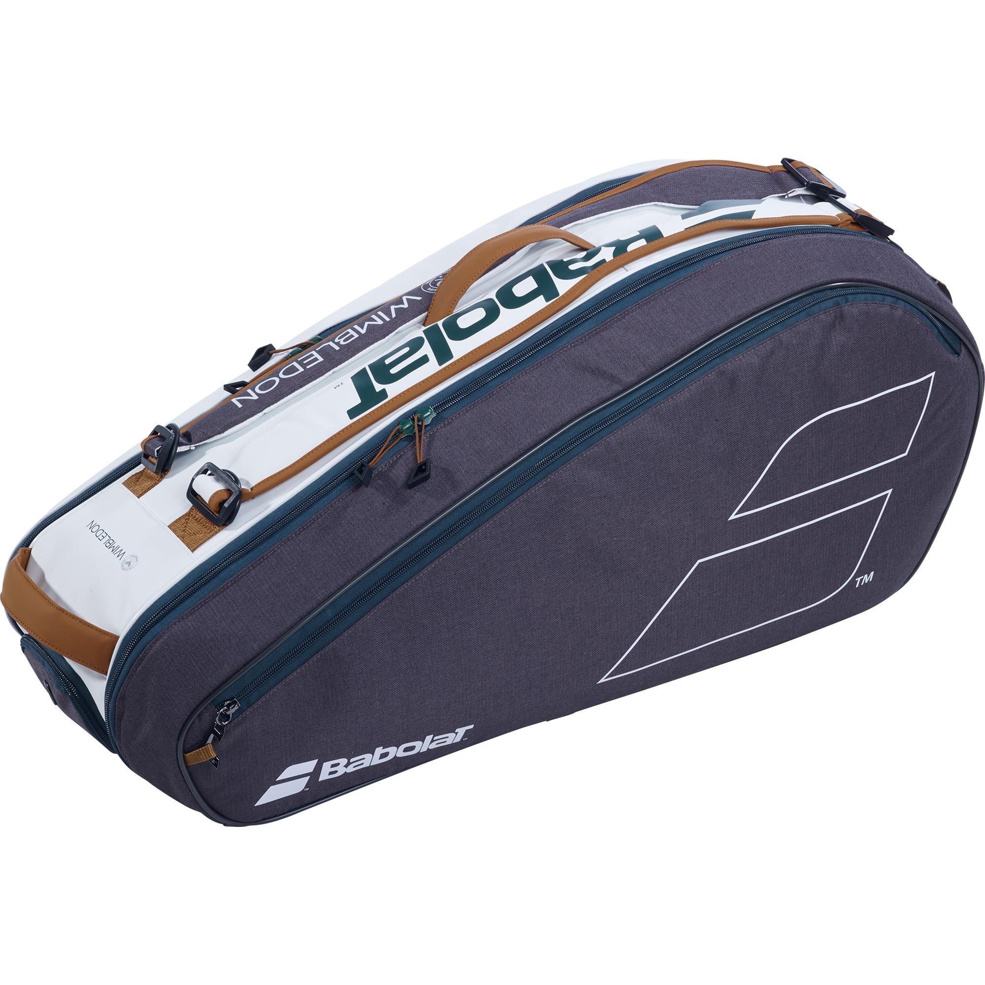 Babolat Pure Wimbledon 6 Racket Bag White/Gold