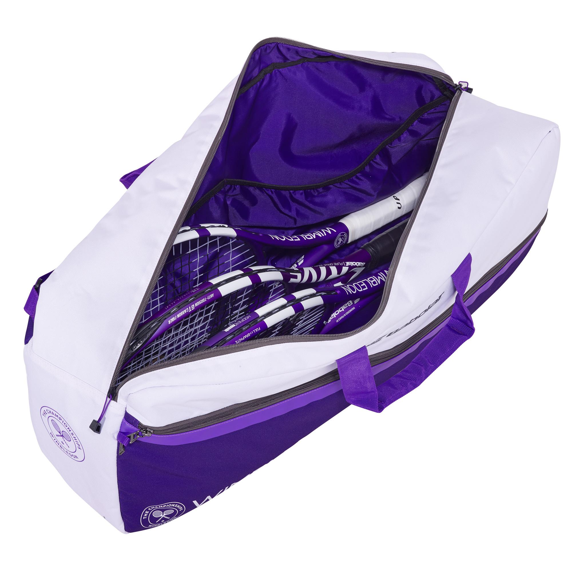 Babolat Wimbledon Duffle Bag White/Purple