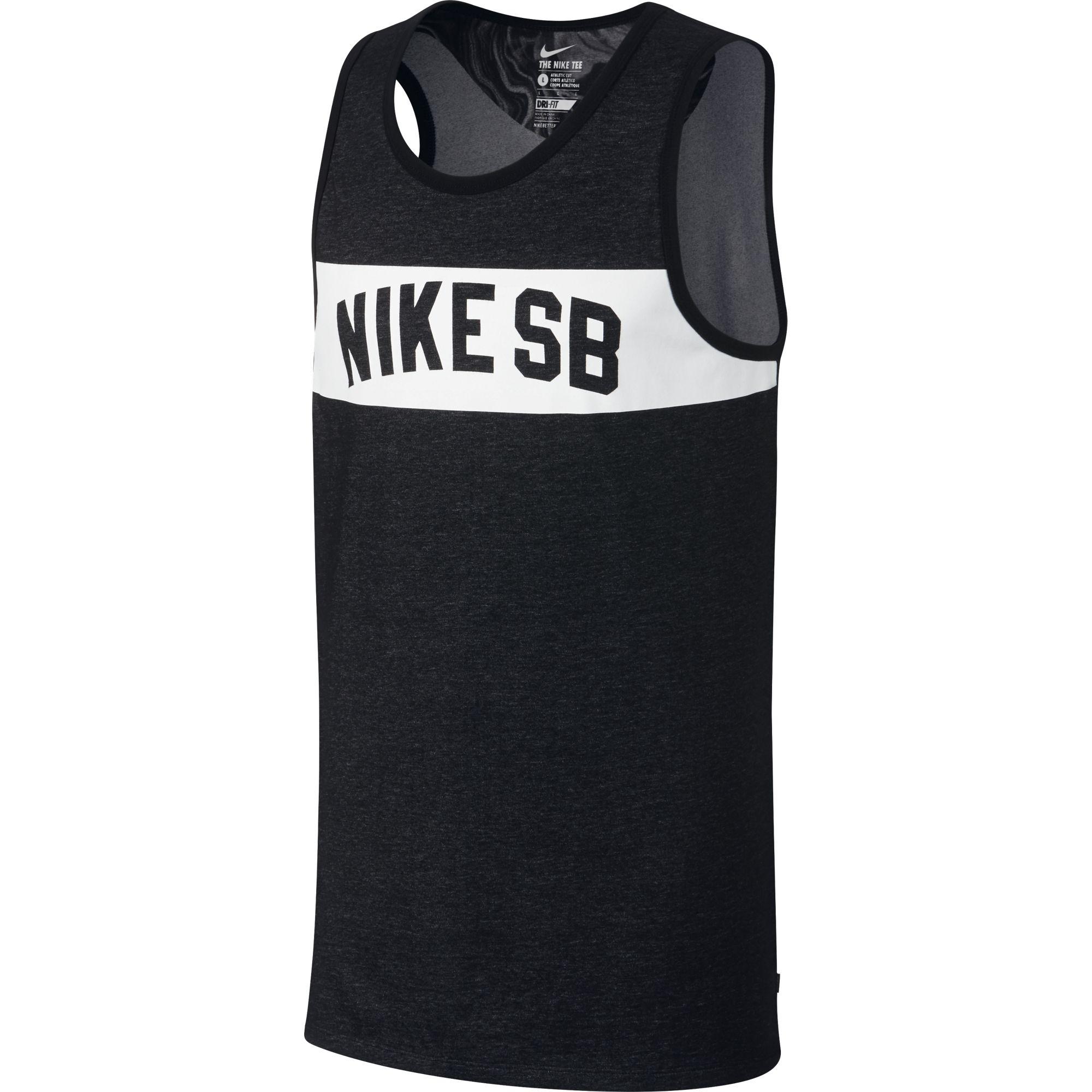 Nike Mens SB Tiger Tank Top - Black - Tennisnuts.com
