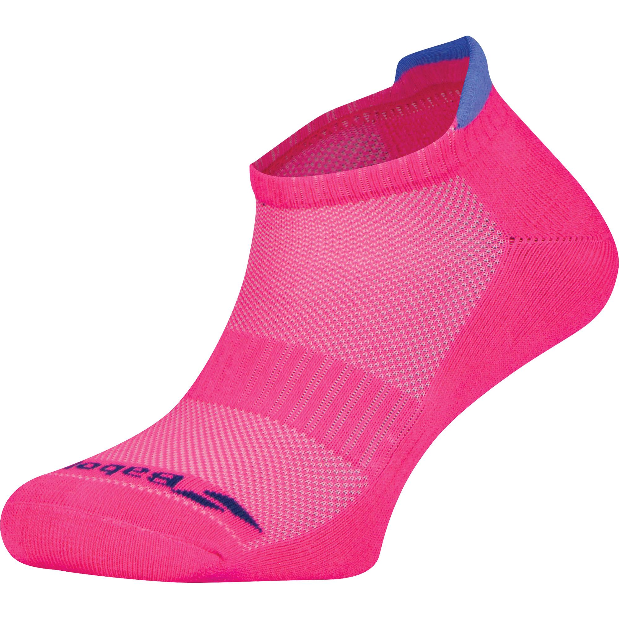 Babolat Womens Invisible Socks (2 Pairs) Fandango Pink