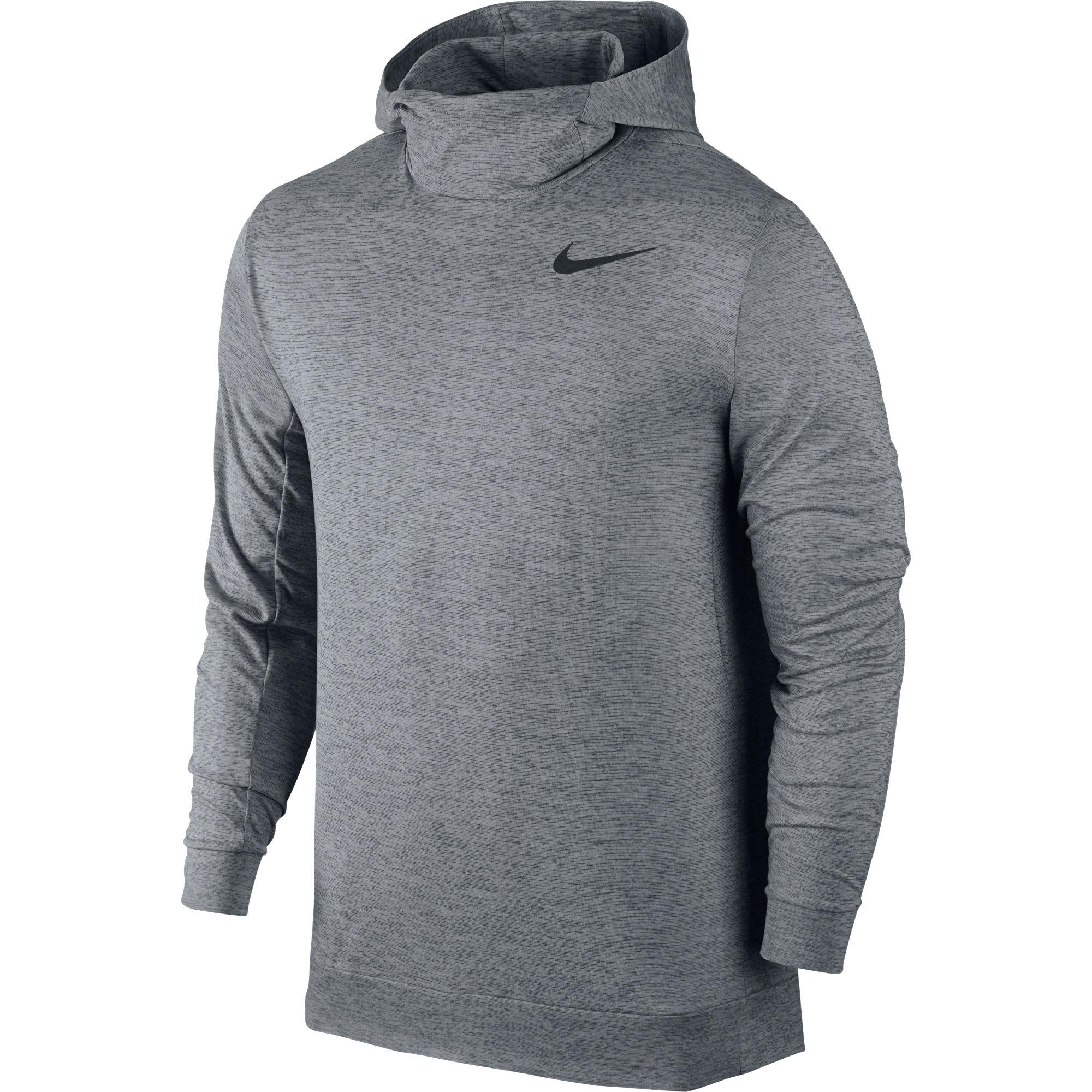 Nike Mens Dry Training Hoodie - Cool Grey - Tennisnuts.com