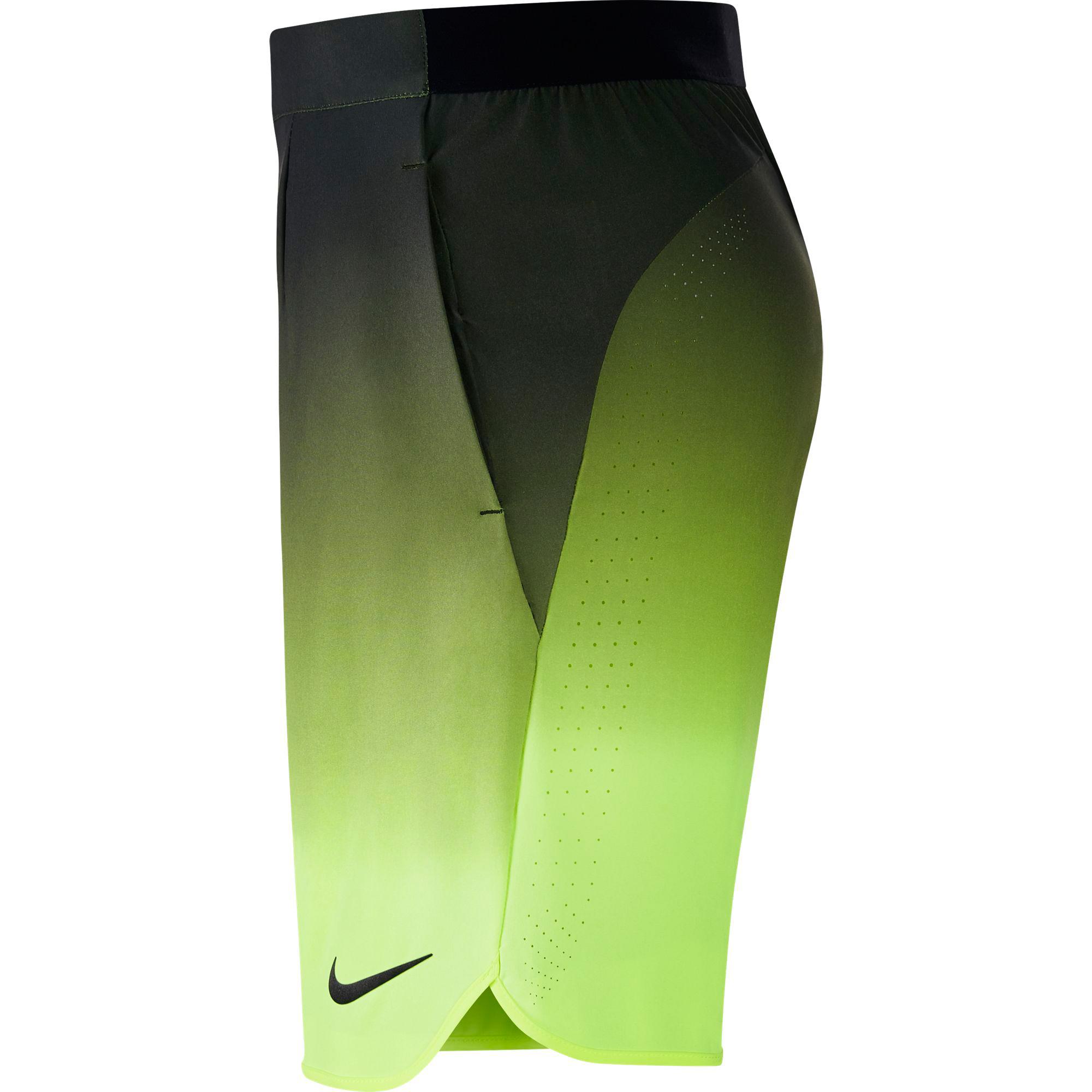 nike black volt shorts