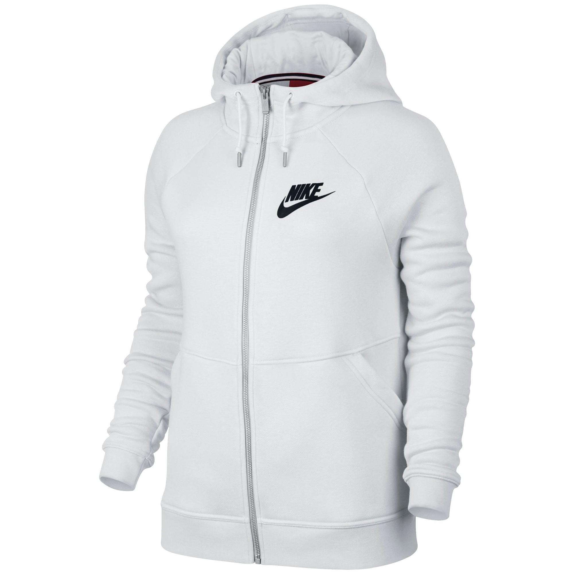 Nike Womens Sportswear Rally Hoodie - White - 0