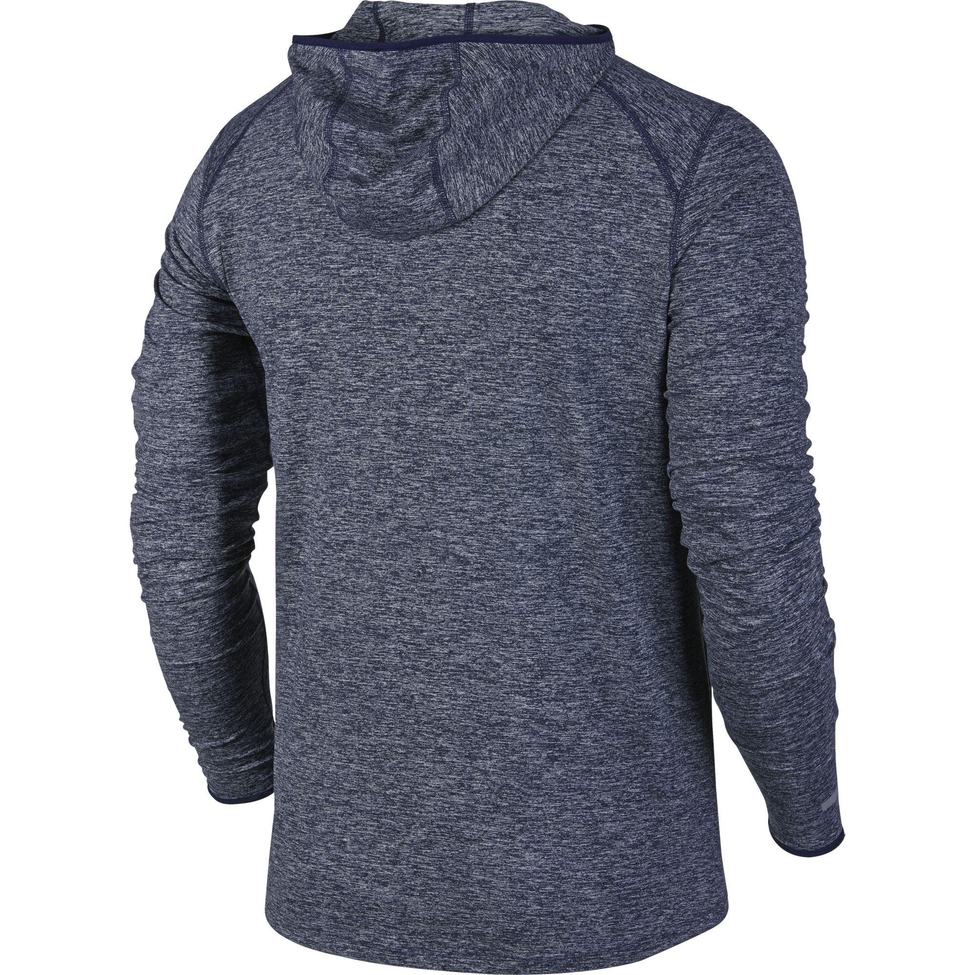 Nike Mens Dri-FIT Element Hoodie - Obsidian - Tennisnuts.com