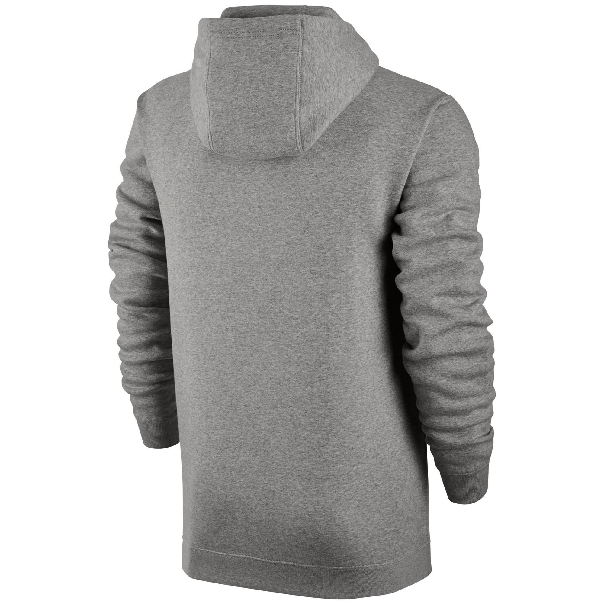 Nike Mens Sportswear Hoodie - Dark Grey Heather - Tennisnuts.com