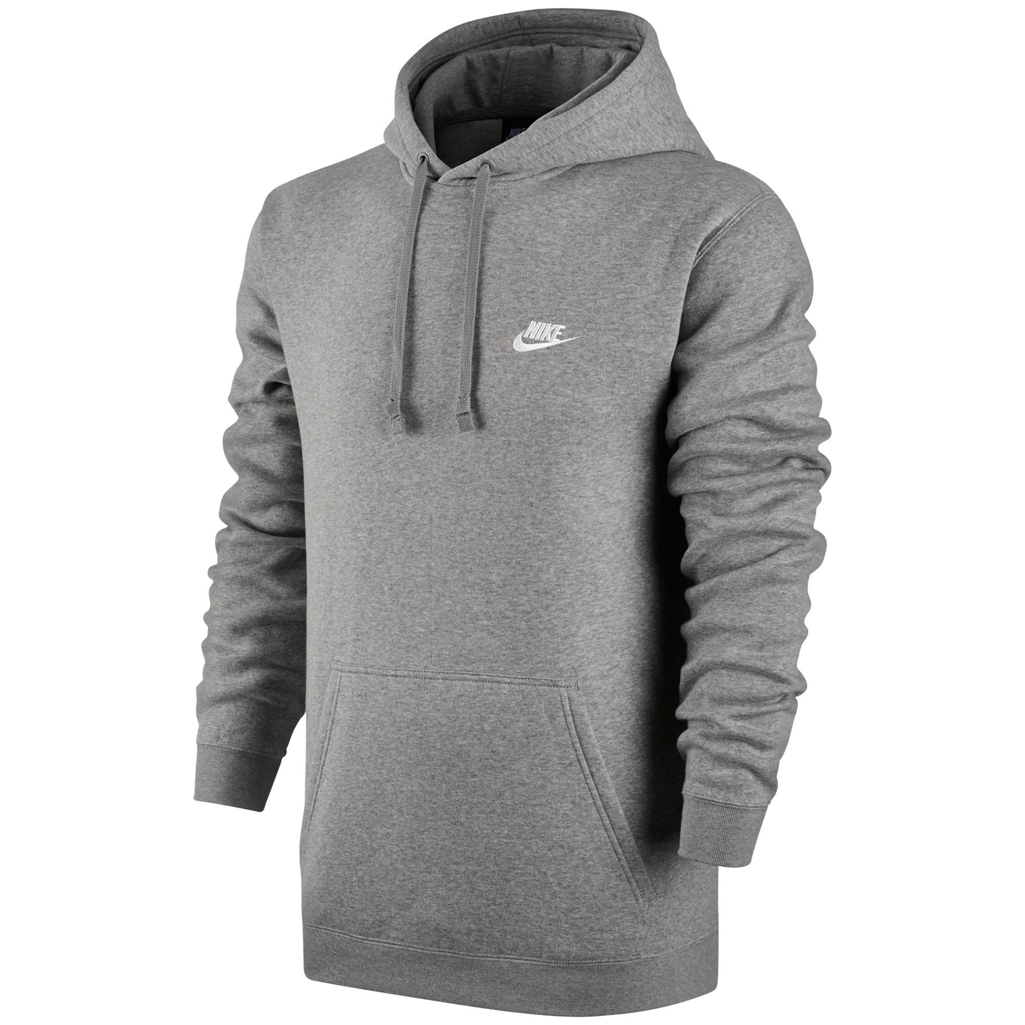 Nike Mens Sportswear Hoodie Dark Grey Heather