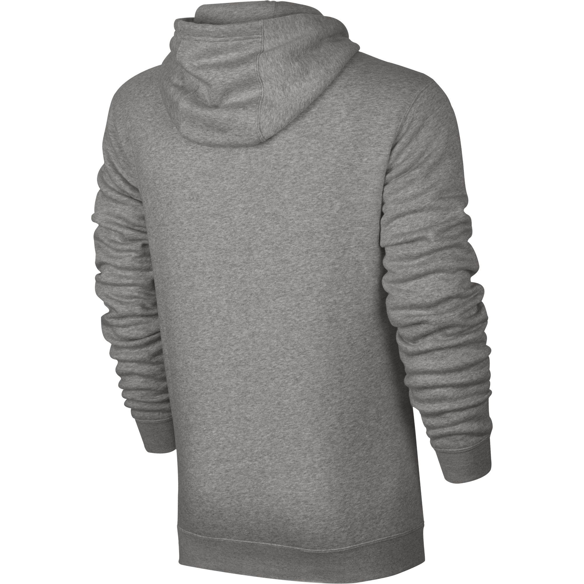 Nike Mens Sportswear Hoodie - Dark Grey Heather - Tennisnuts.com