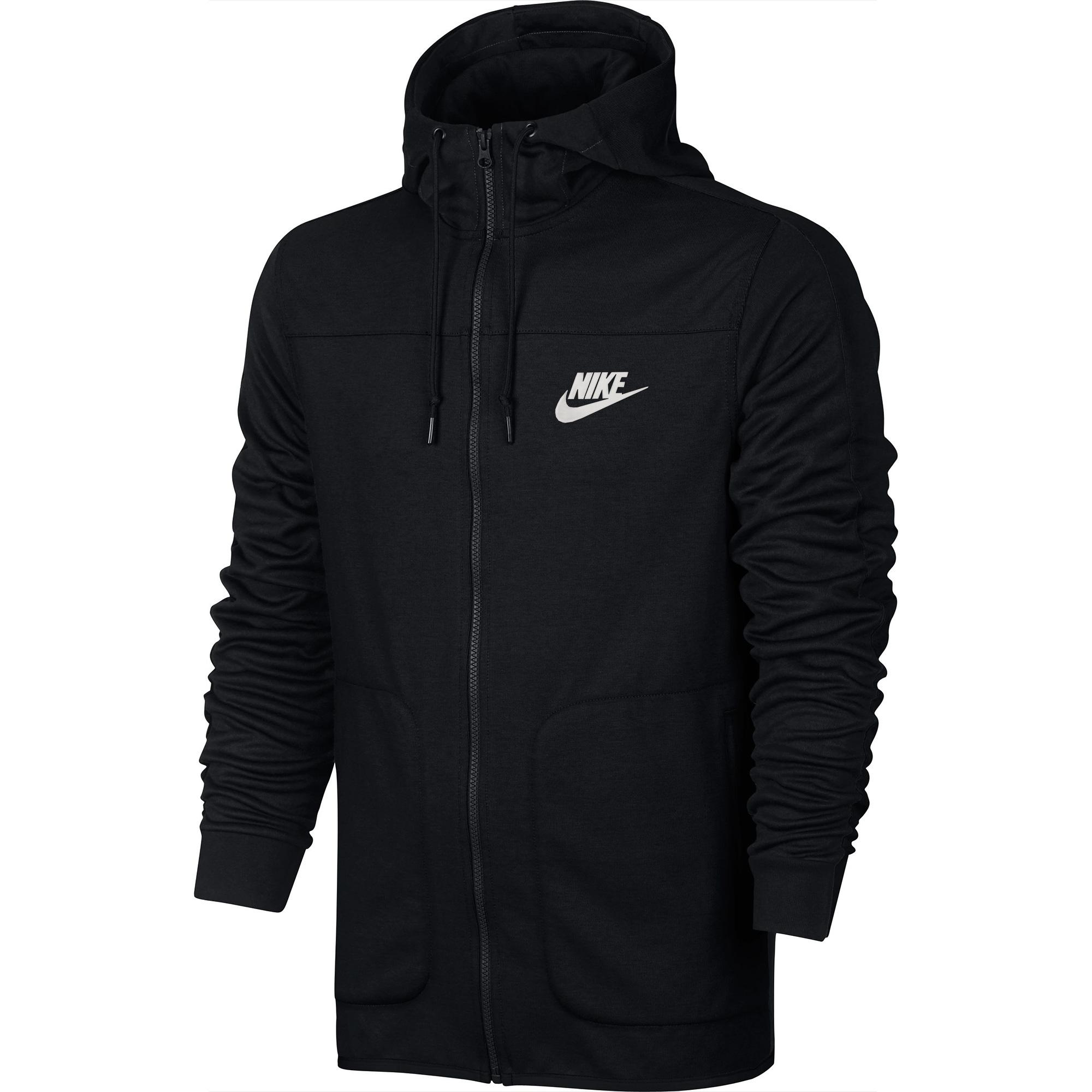 Nike Mens Sportswear Advance 15 Hoodie - Black - Tennisnuts.com