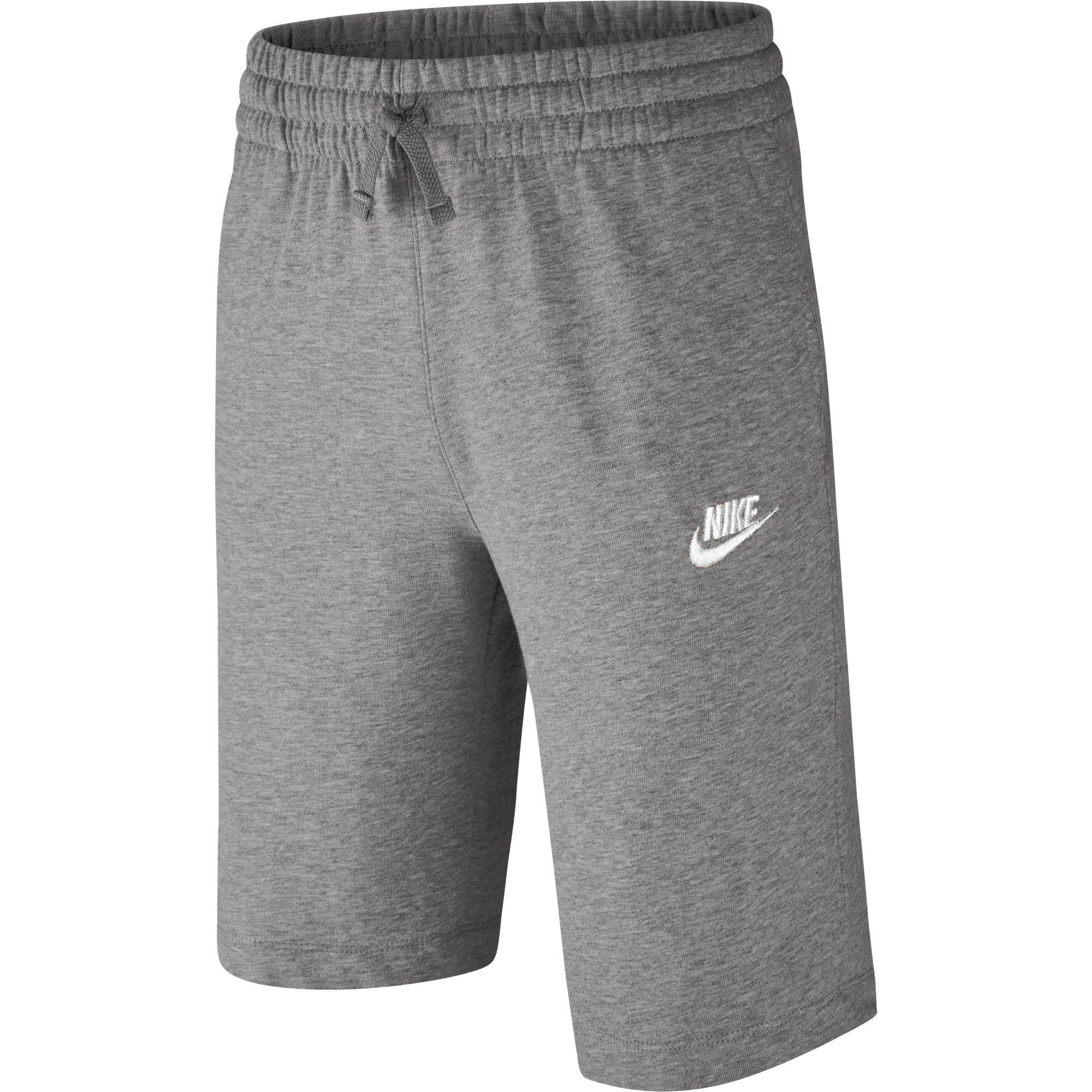 Nike Boys Sportswear JSA Shorts - Dark Grey Heather/Steel Grey ...