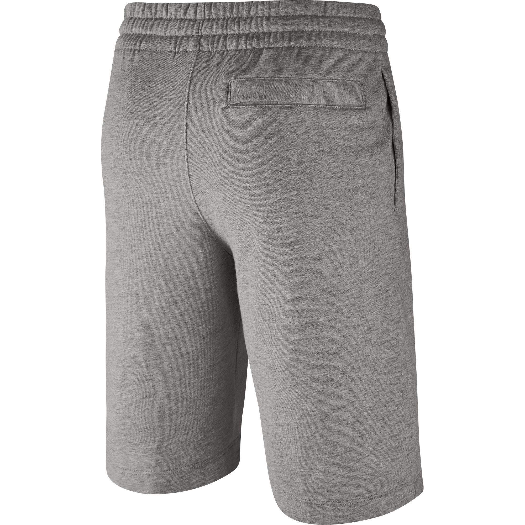 Nike Boys Sportswear JSA Shorts - Dark Grey Heather/Steel Grey ...