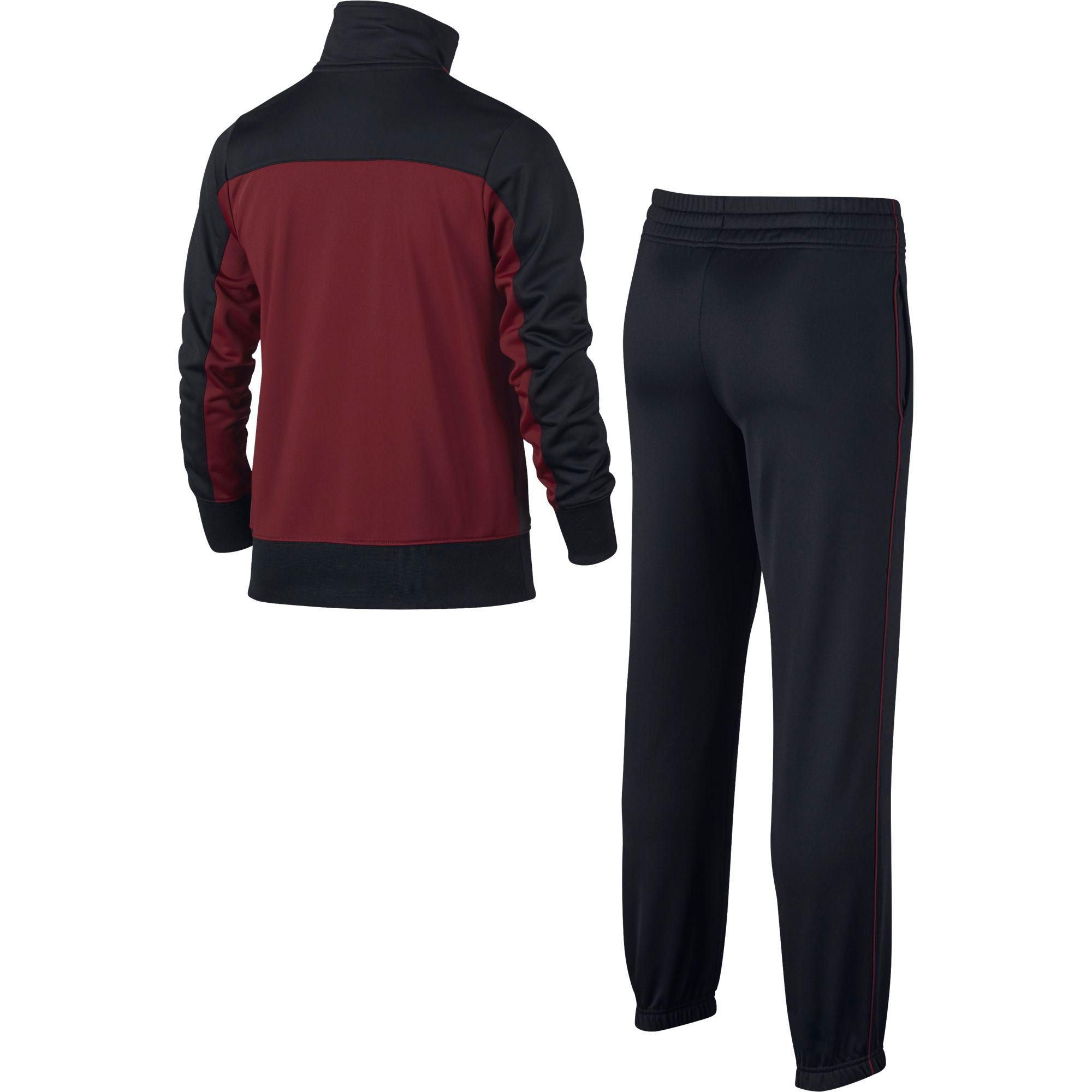 Nike Boys Sportswear Warm-Up Tracksuit - Team Red/Black - Tennisnuts.com
