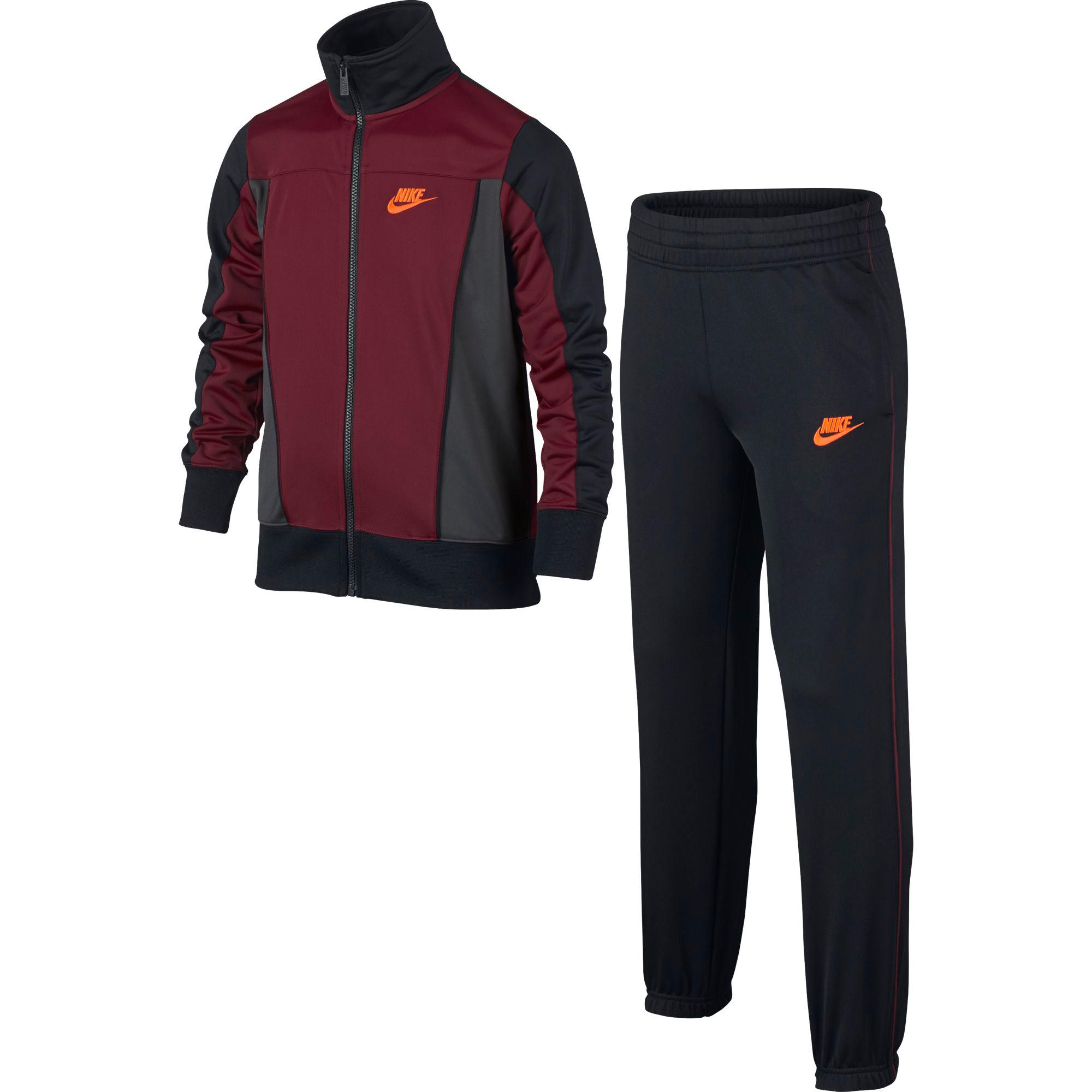 Nike Boys Sportswear Warm-Up Tracksuit - Team Red/Black - Tennisnuts.com