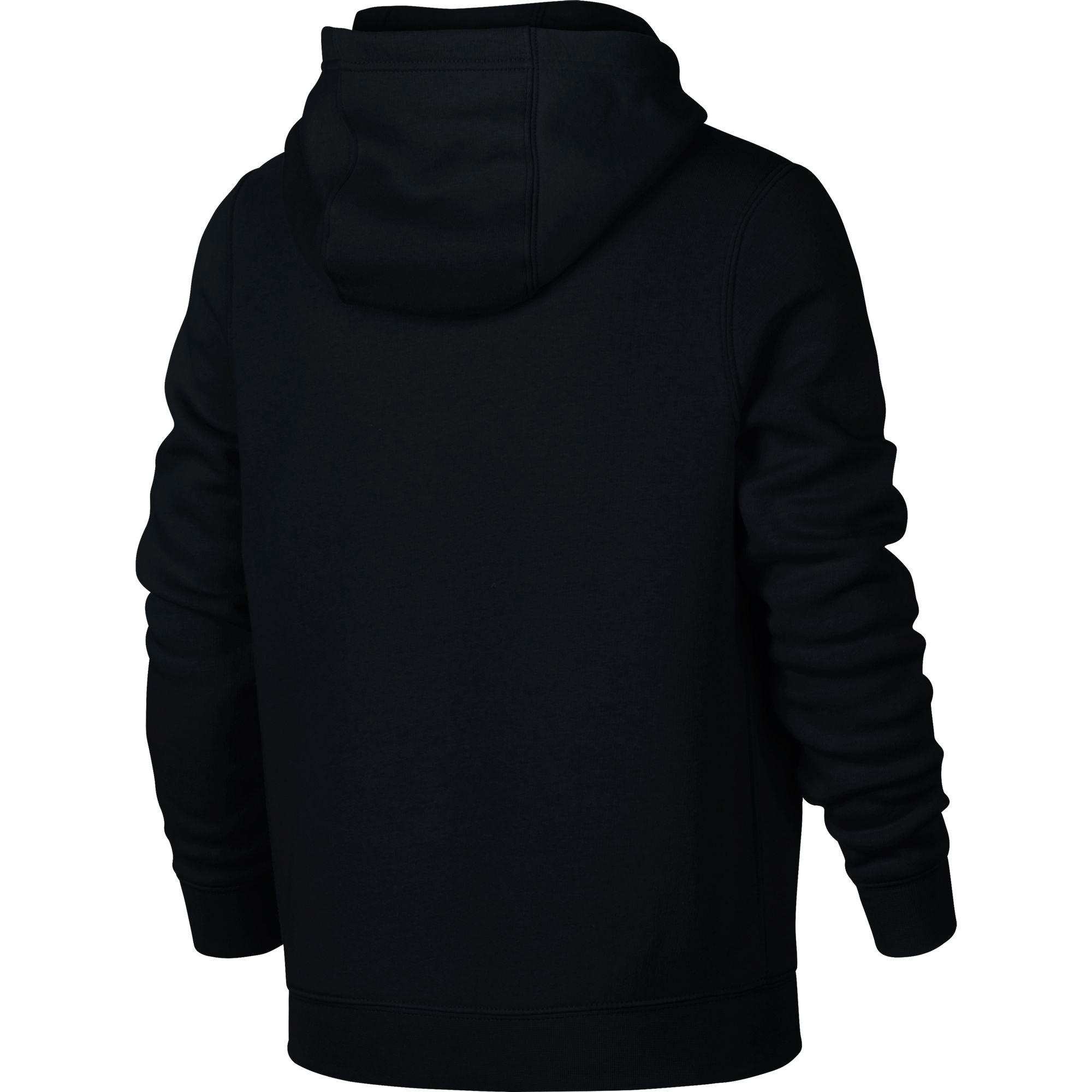 nike boys sportswear hoodie black tennisnuts com size chart uk