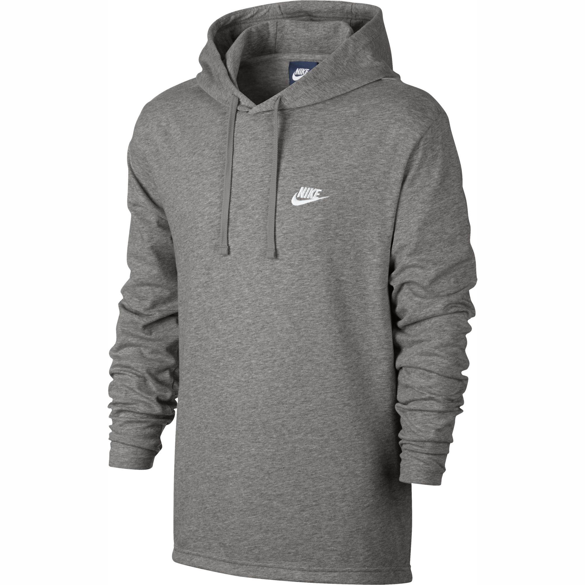 Nike Mens Sportswear Hoodie - Dark Grey Heather - Tennisnuts.com