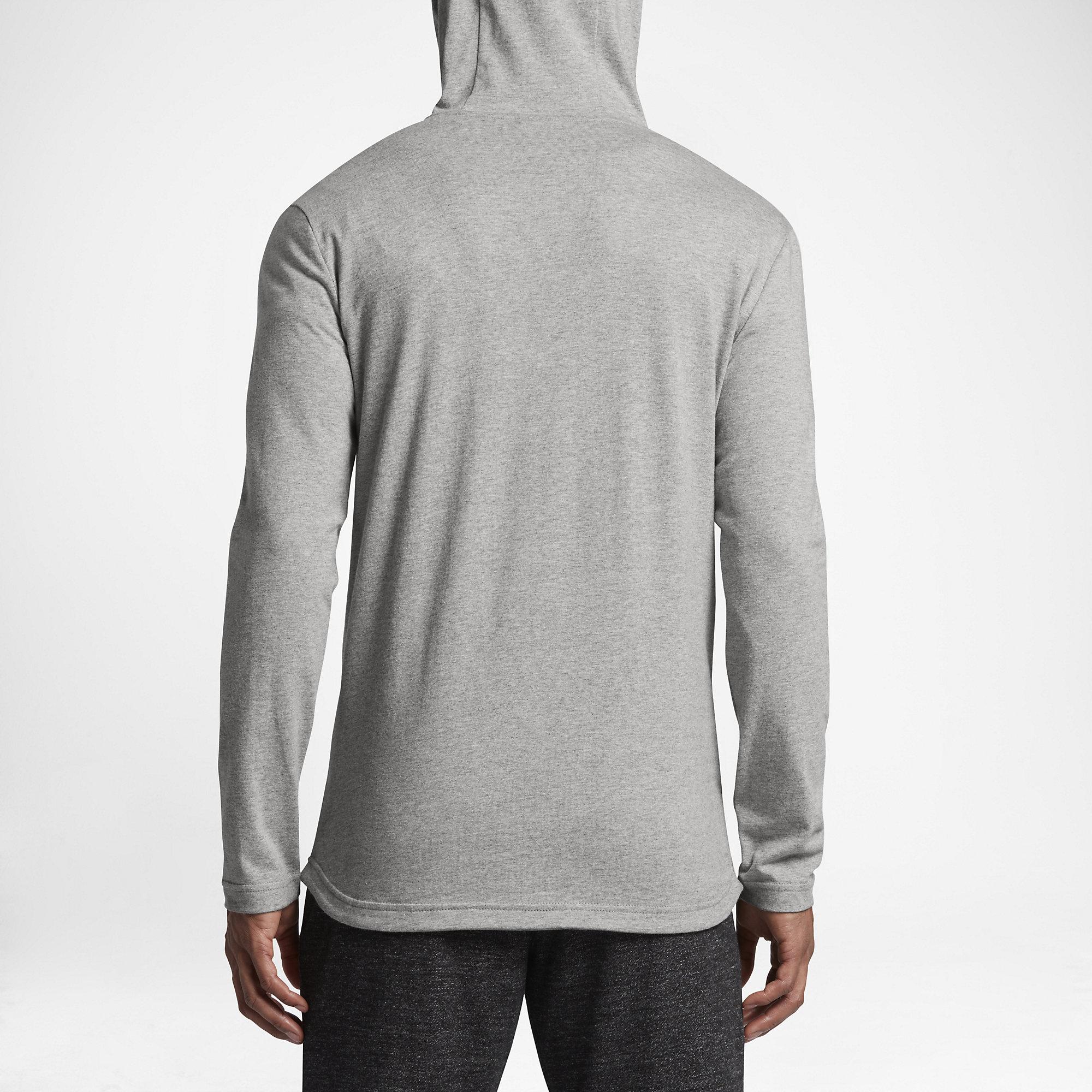 nike heather grey hoodie