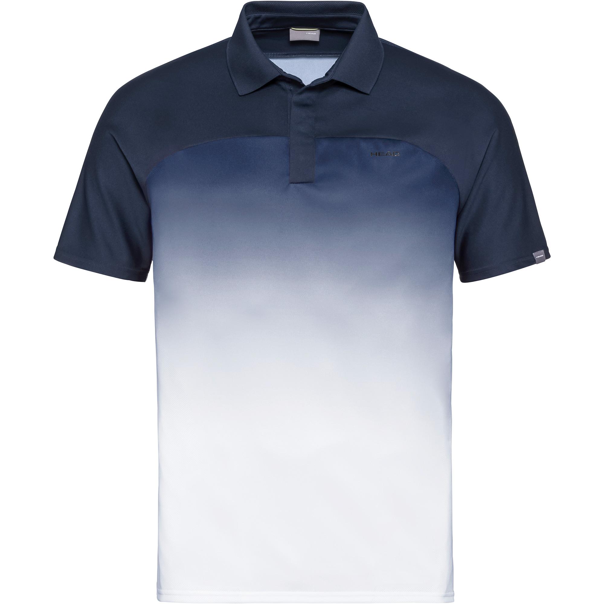 Head Mens Performance Polo Shirt Blue/White