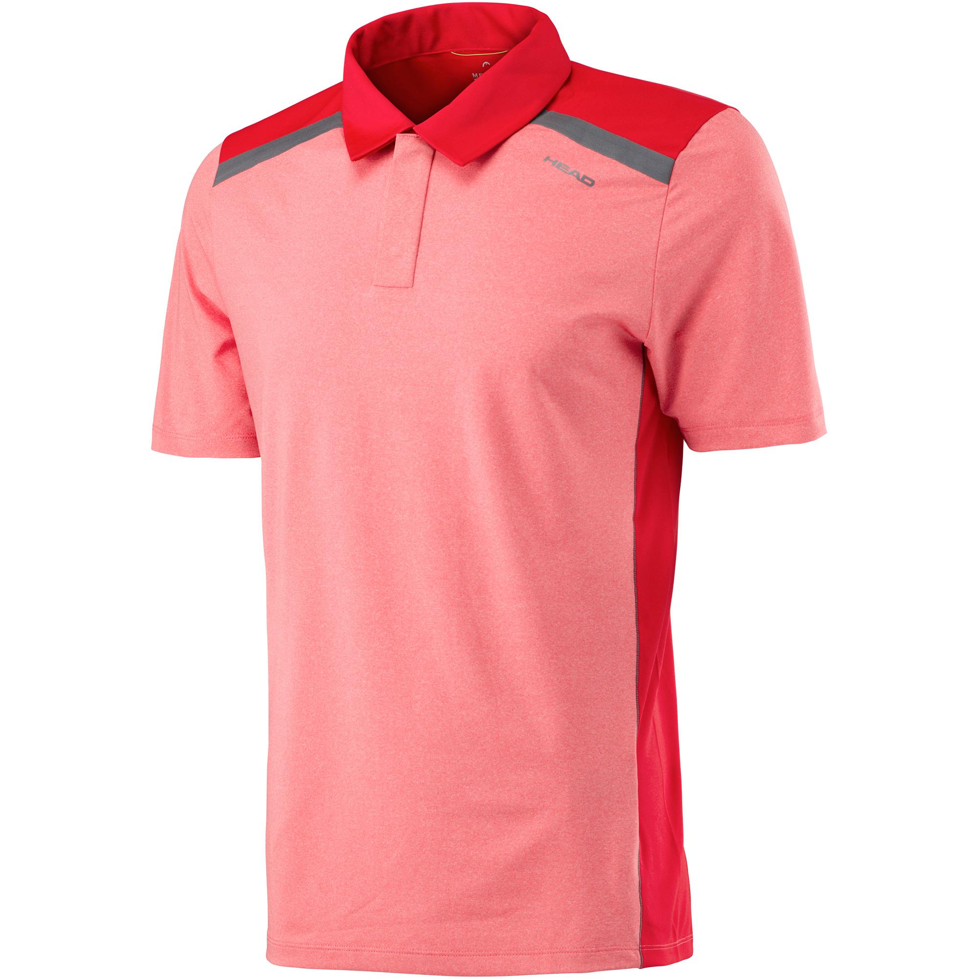 Head Mens Vision Polo Shirt Red