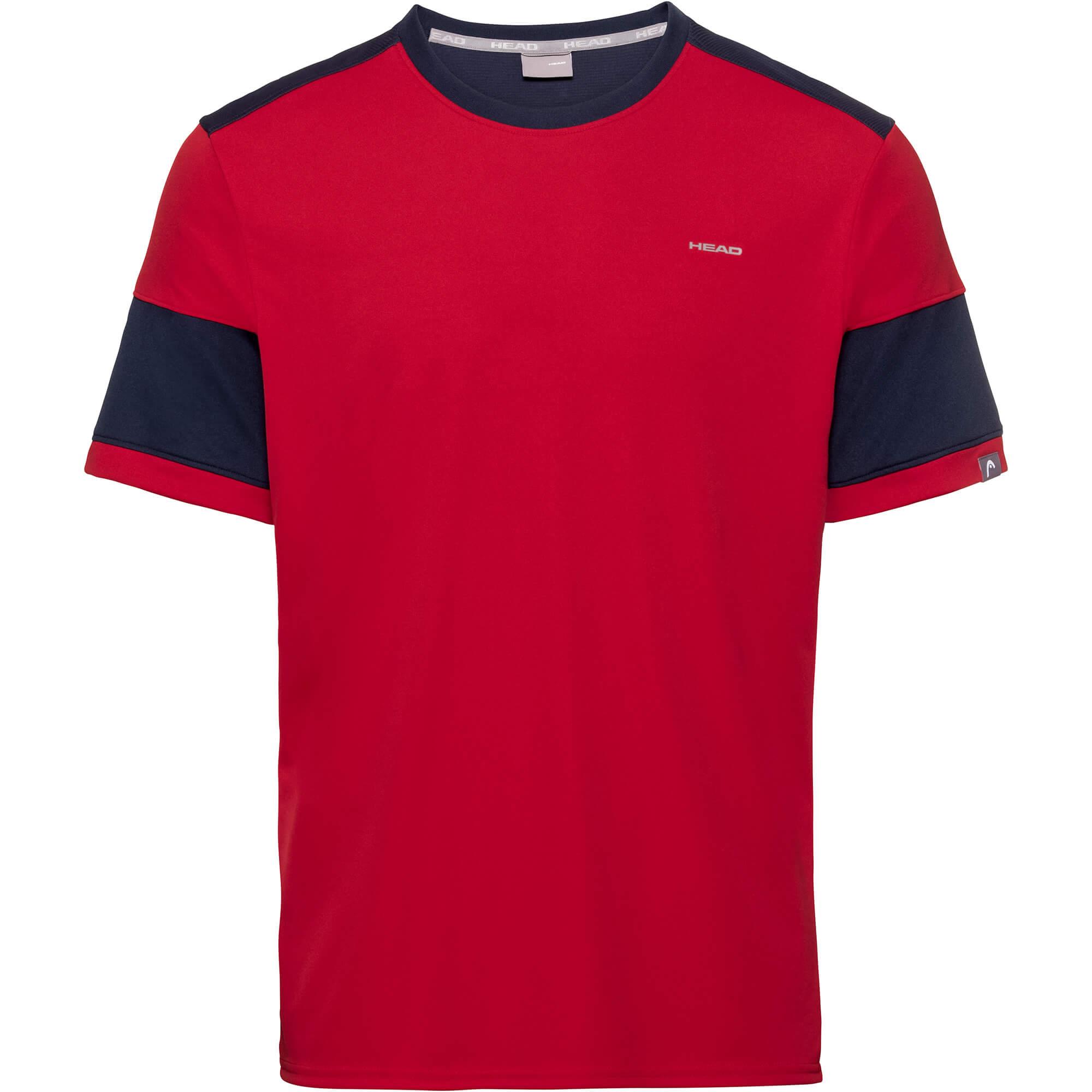 Head Mens Volley TShirt Red/Dark Blue