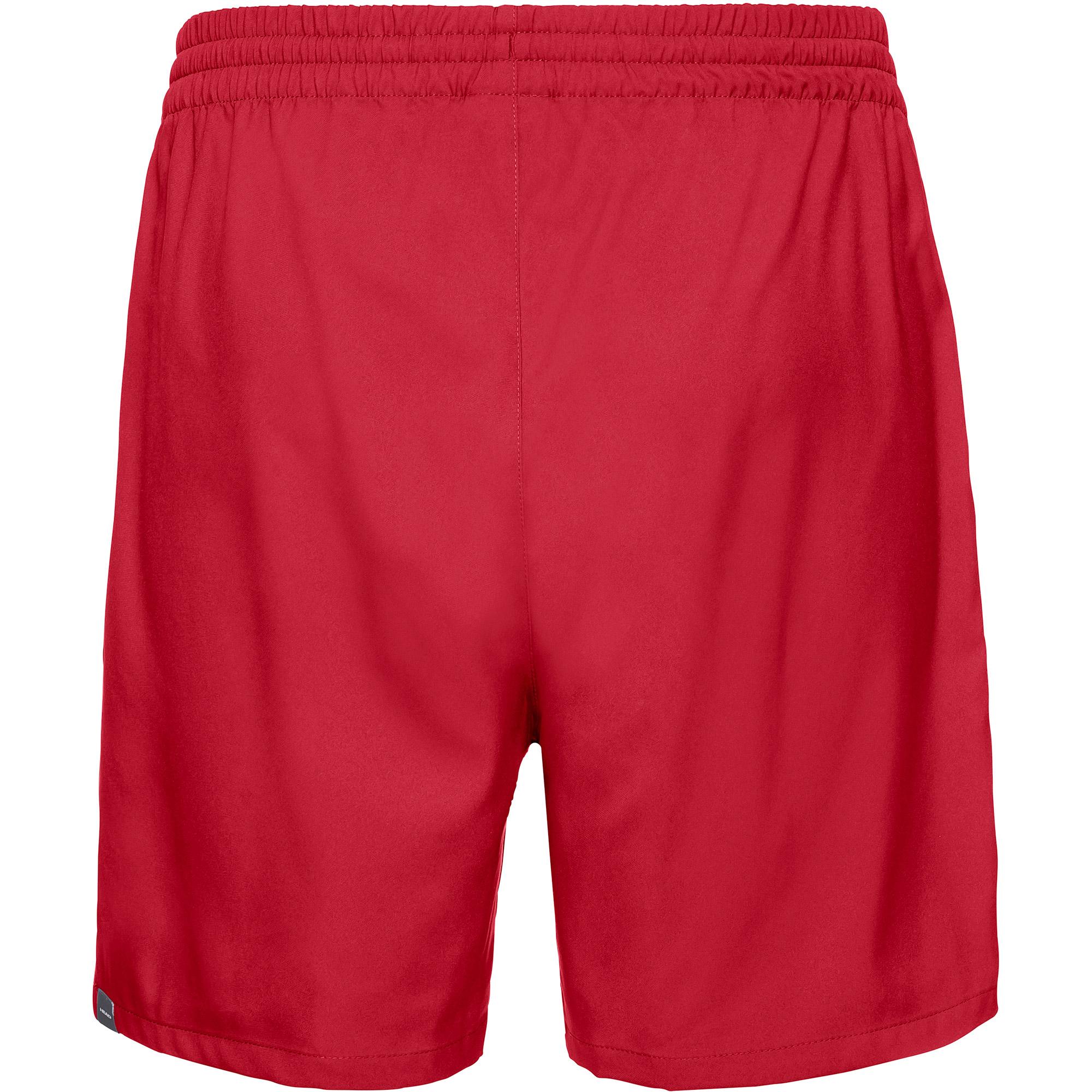 Head Mens Club Shorts - Red - Tennisnuts.com