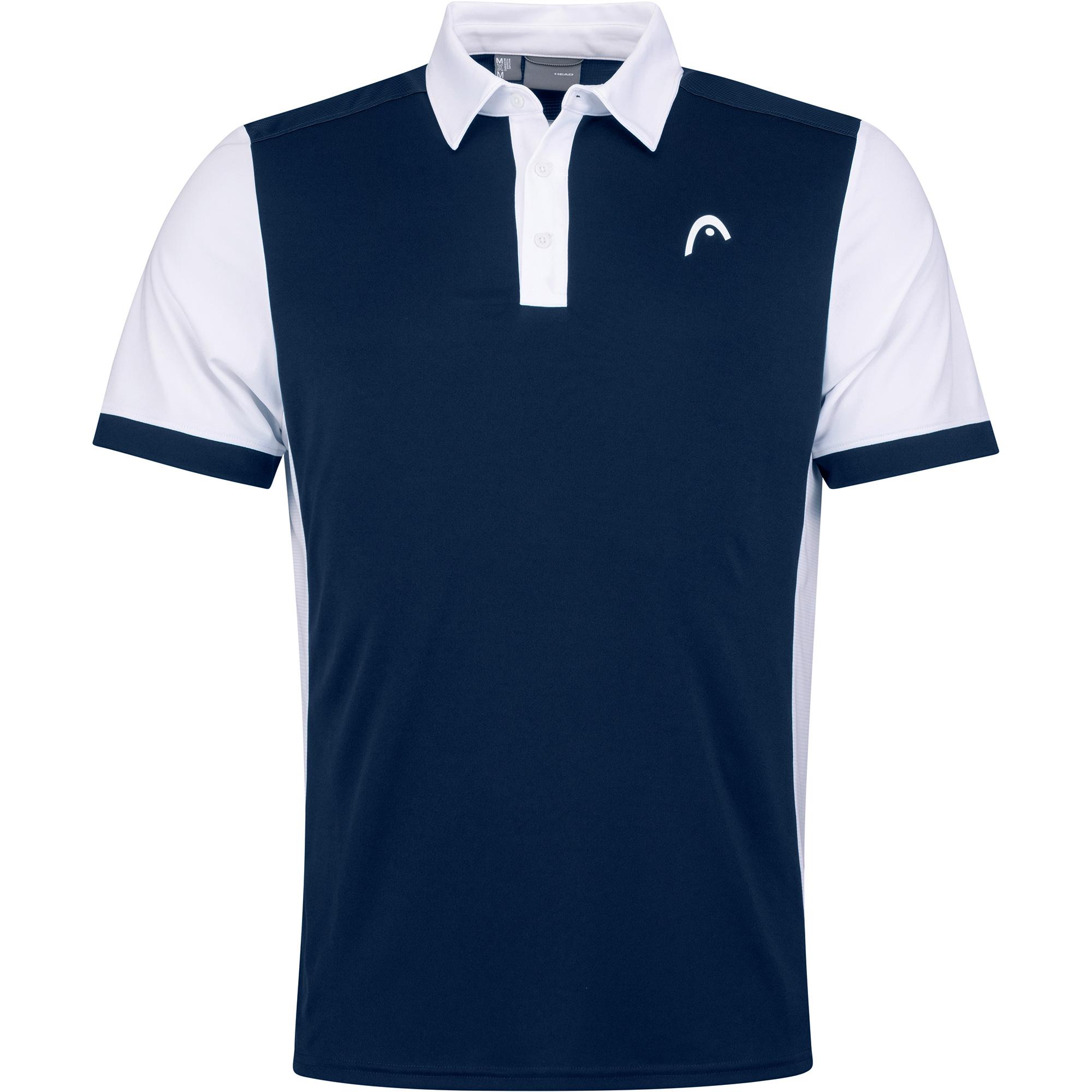 Head Mens Davies Polo Shirt Dark Blue/White
