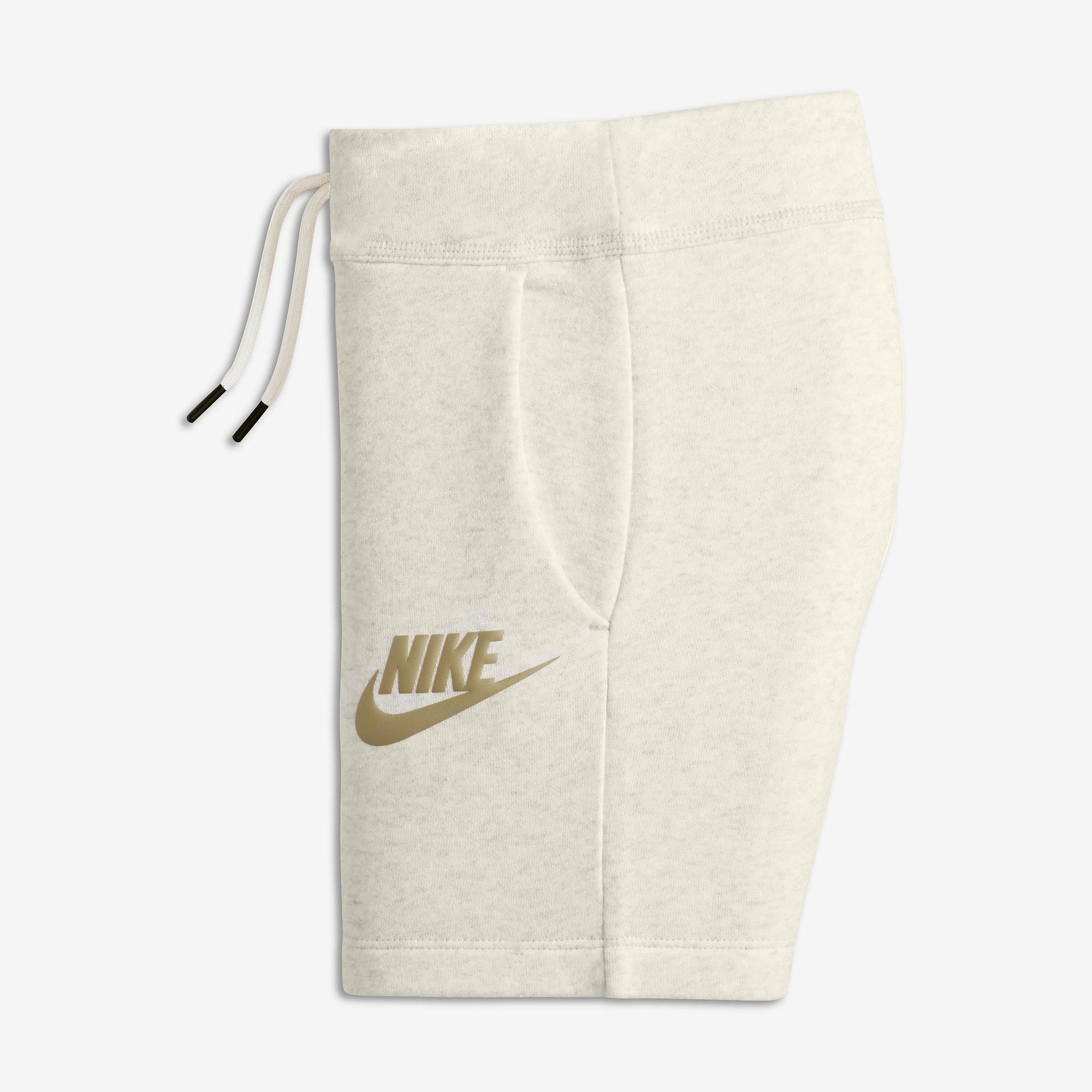 nike fleece shorts girls