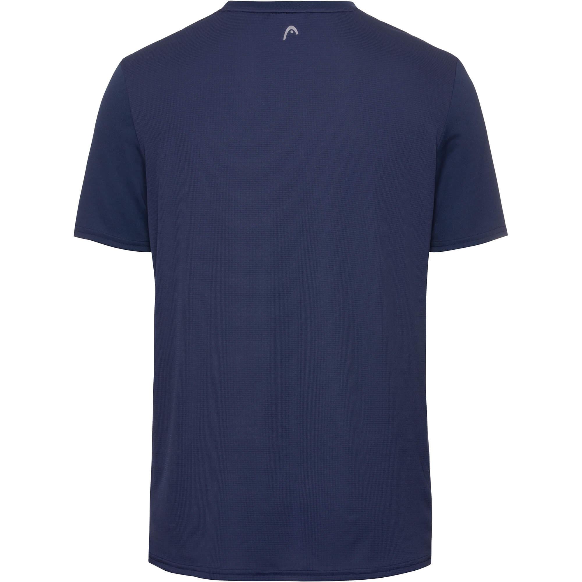Head Boys Slider T-Shirt - Dark Blue/Royal Blue - Tennisnuts.com