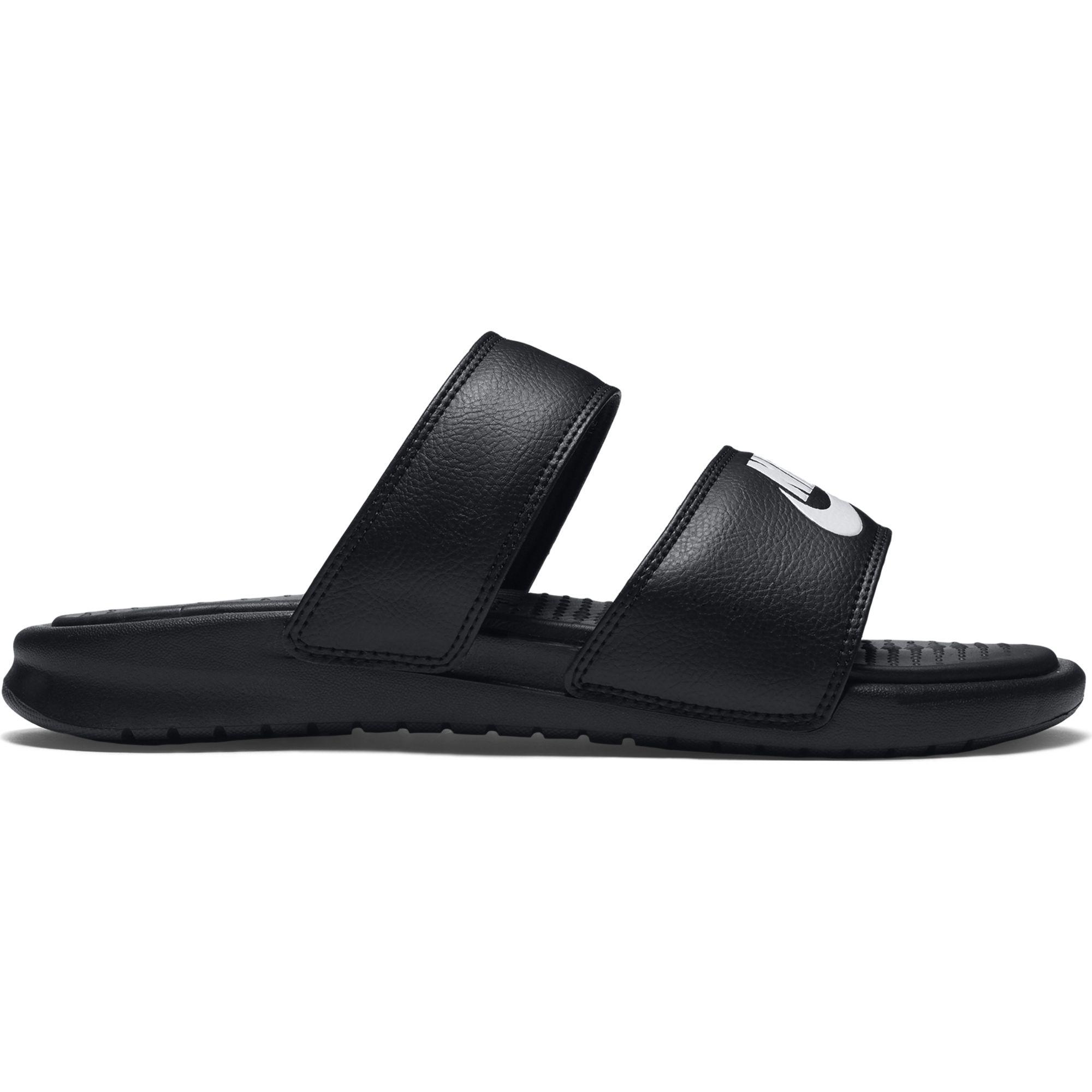  Nike  Benassi  Duo Ultra Slide  Sandal  Black White 