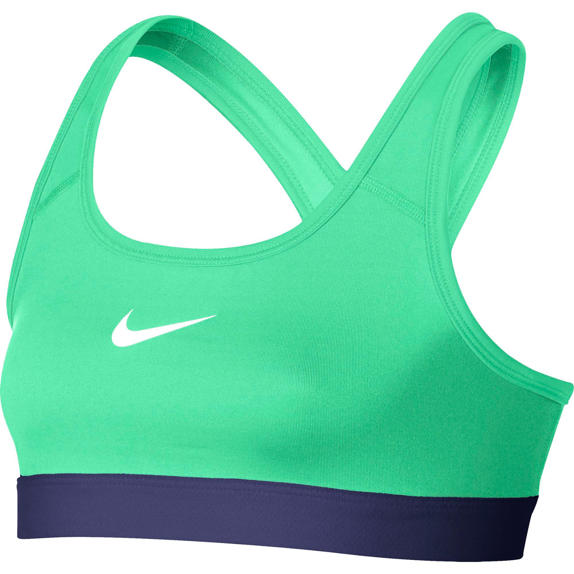 Nike Girls Pro Sports Bra - Green Glow - Tennisnuts.com