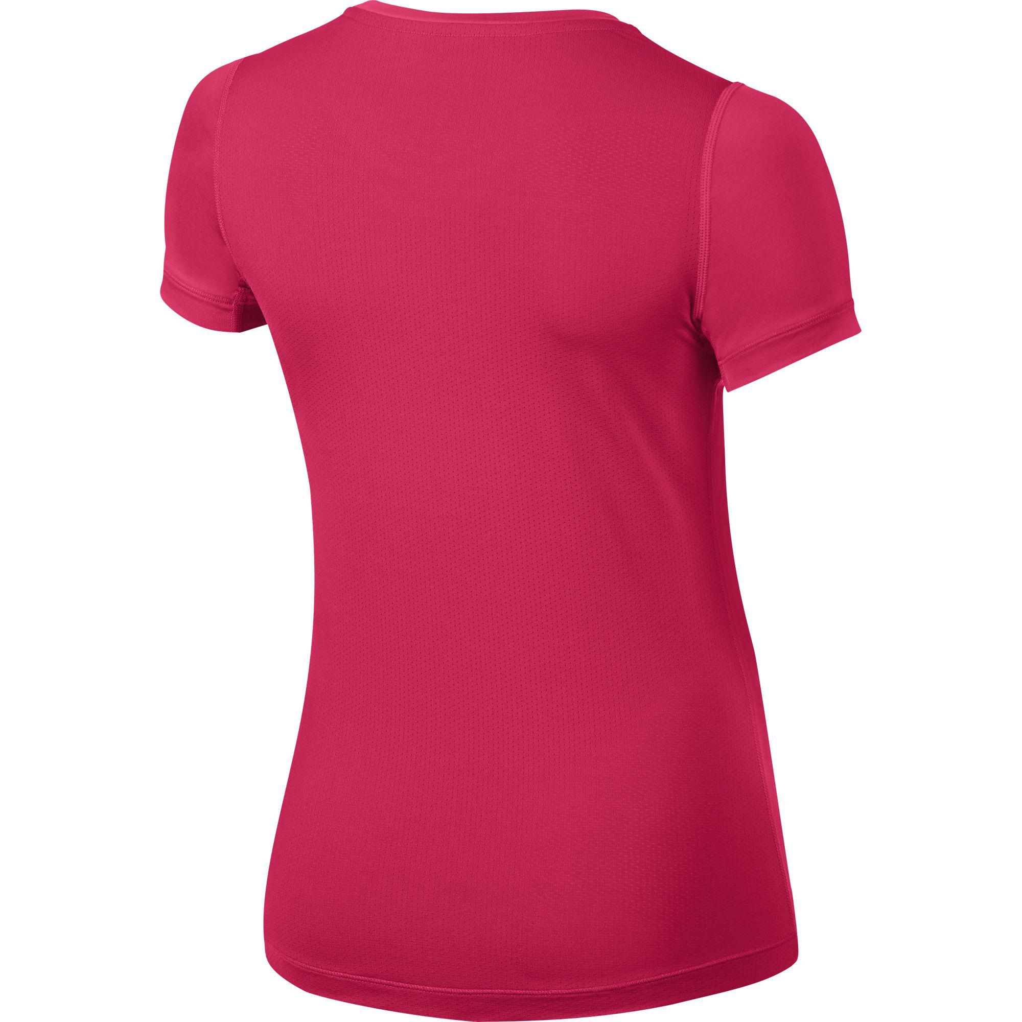 ladies pink nike top