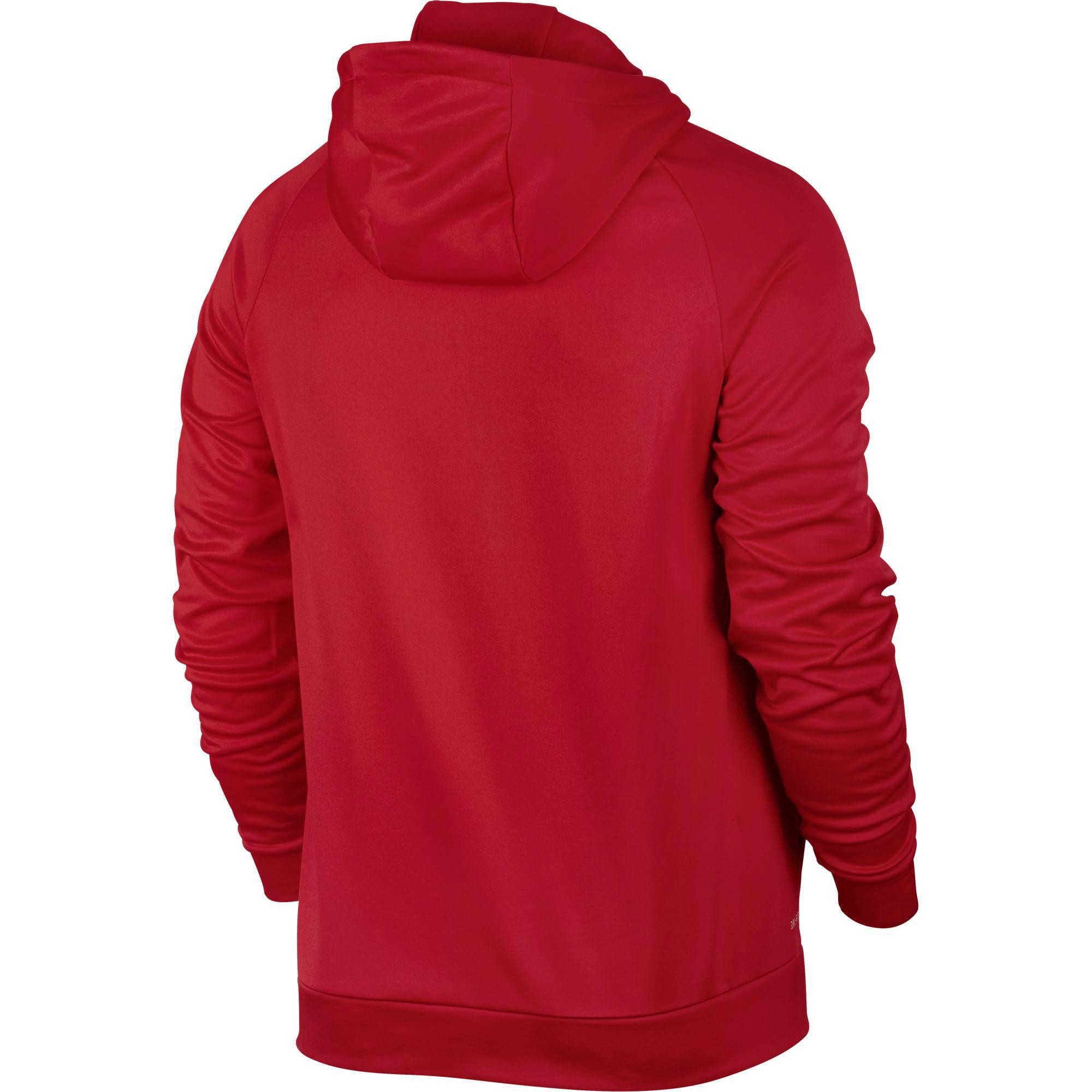 Nike Mens Therma Training Hoodie - Red - Tennisnuts.com