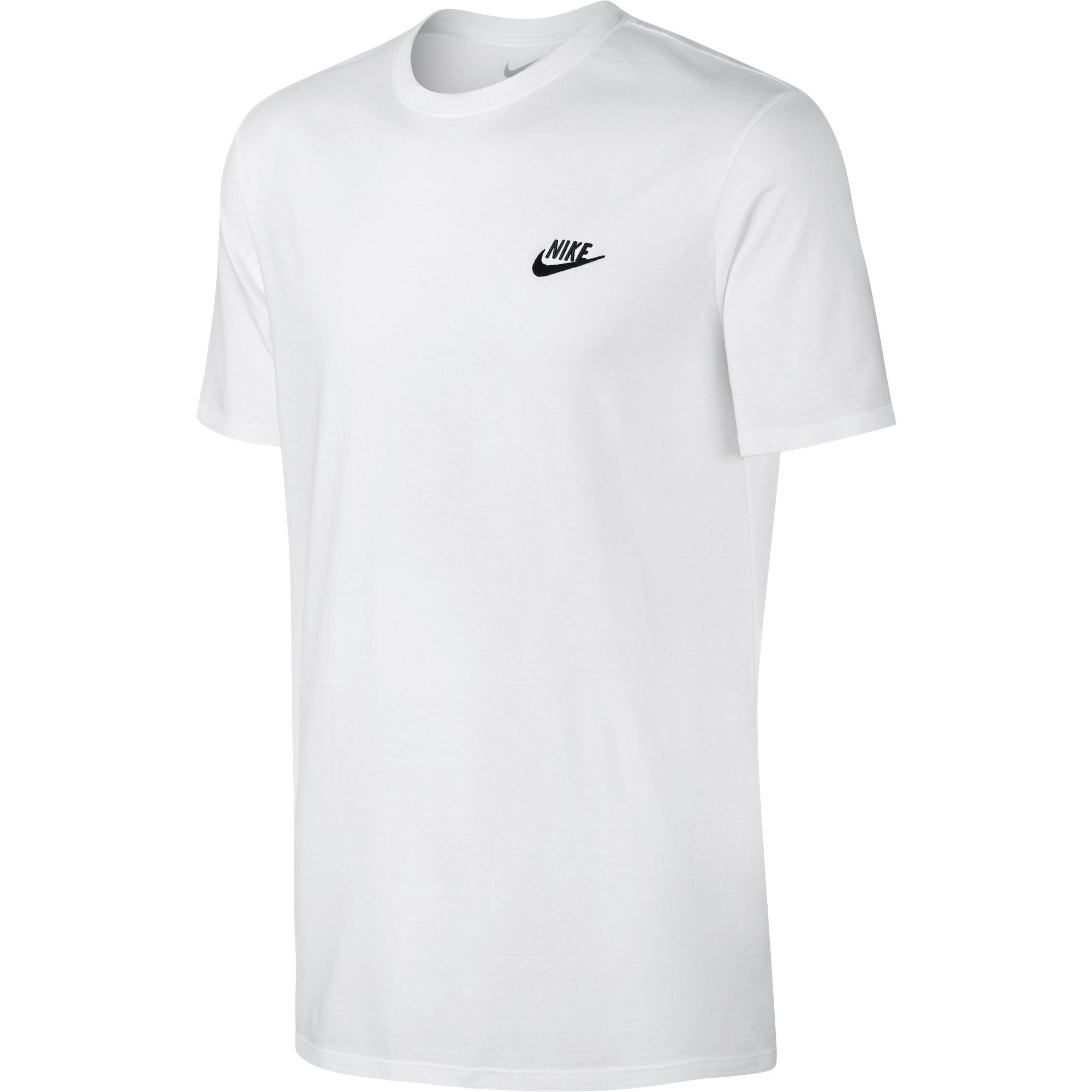 Nike Mens Sportswear T-Shirt - White/Black - Tennisnuts.com